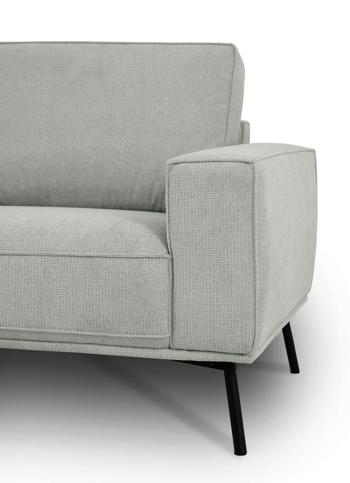 andas Ecksofa »Vosby«, Breite 260 cm, Chenille, mit dekorativer Kedernaht