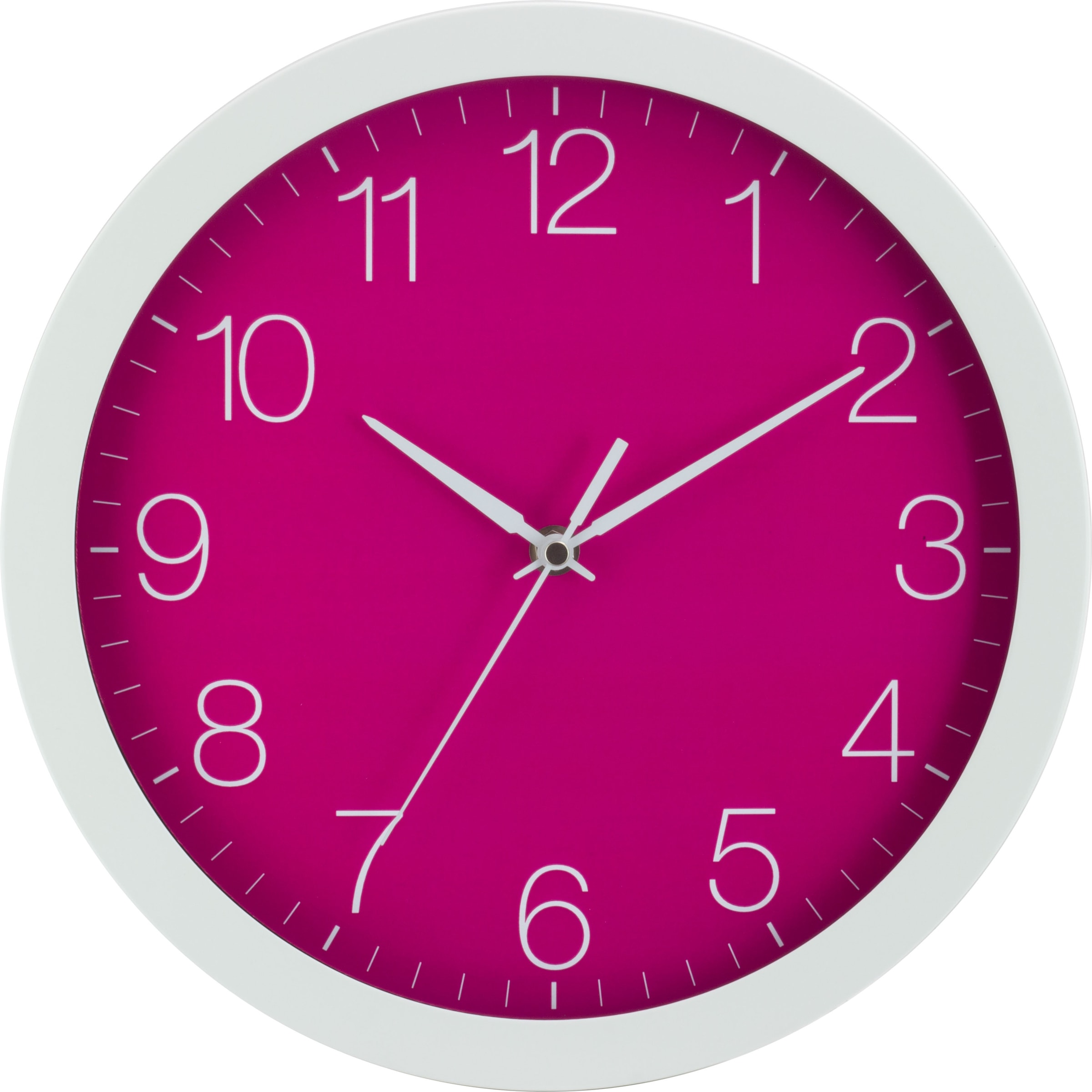 Wanduhr »Trend Alu Fuchsia, 86152-00-5«