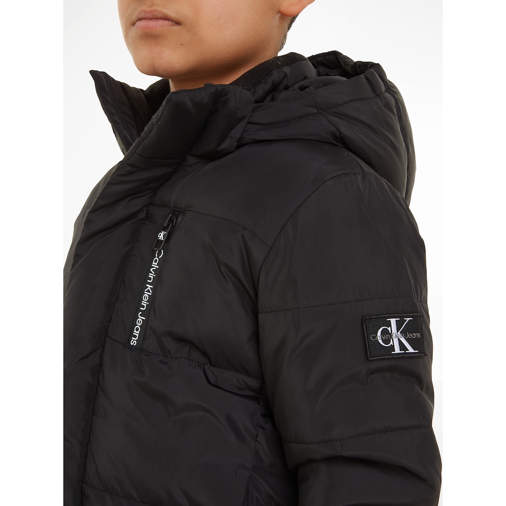 Calvin Klein Jeans Winterjacke »ESSENTIAL PUFFER JACKET«, mit Kapuze