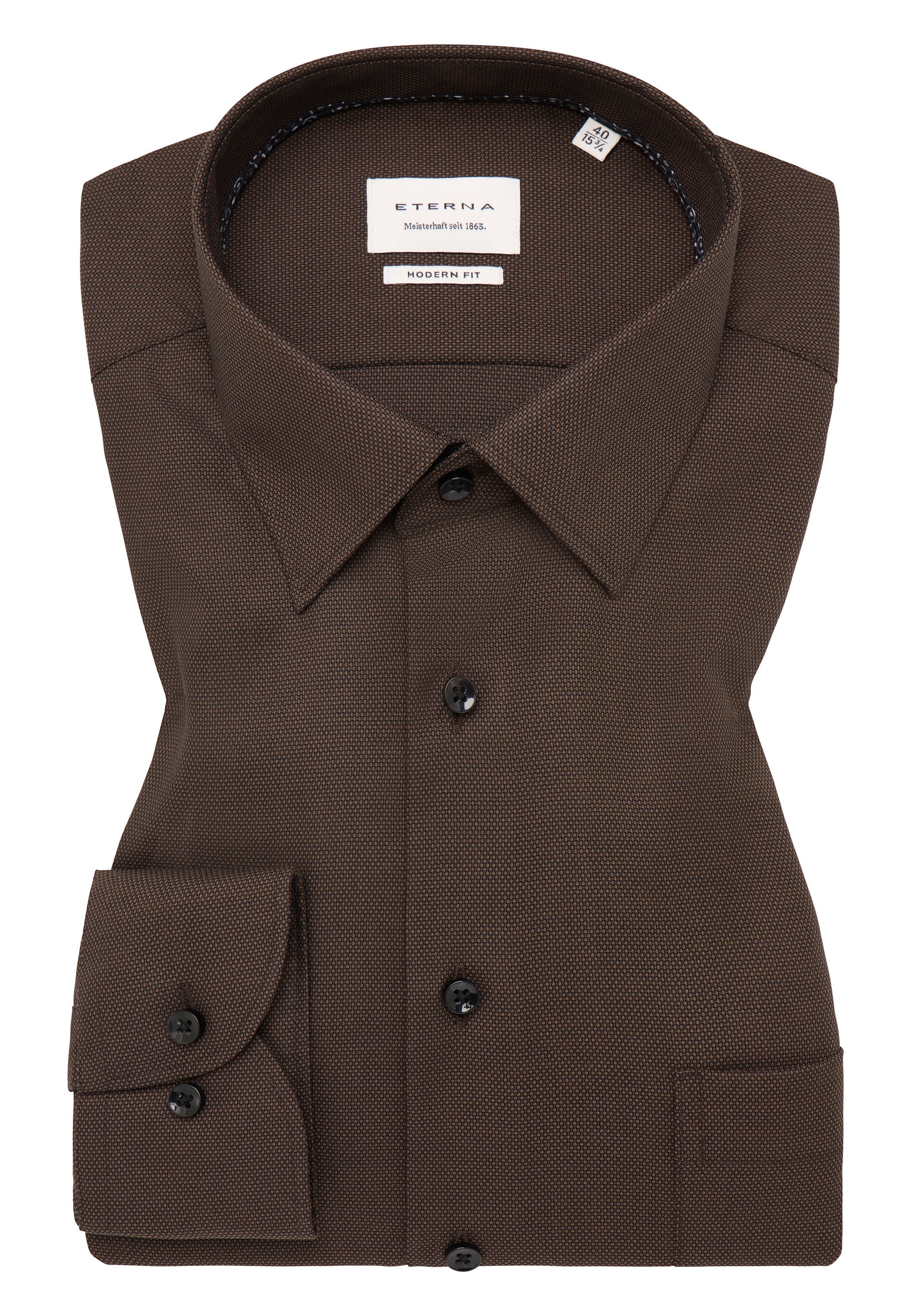 Eterna Langarmhemd »MODERN FIT«, NON IRON (bügelfrei)