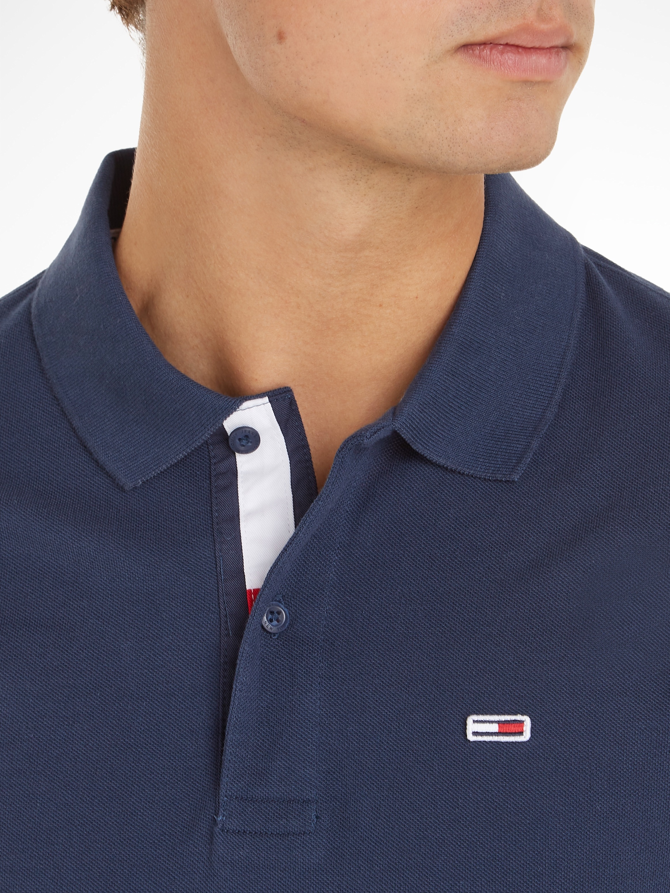 Thumbnail - Tommy Jeans Poloshirt "TJM SLIM PLACKET POLO"