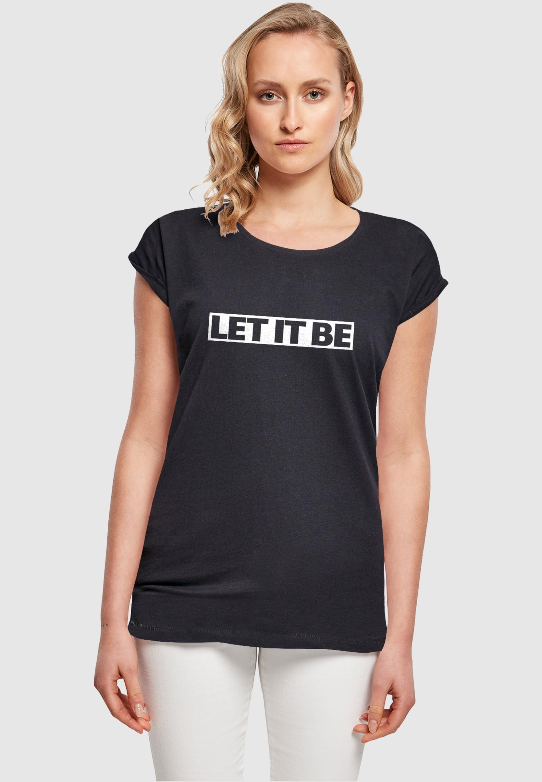 Merchcode T-Shirt »Merchcode Damen Ladies Beatles - Let it be T-Shirt«, (1 tlg.)