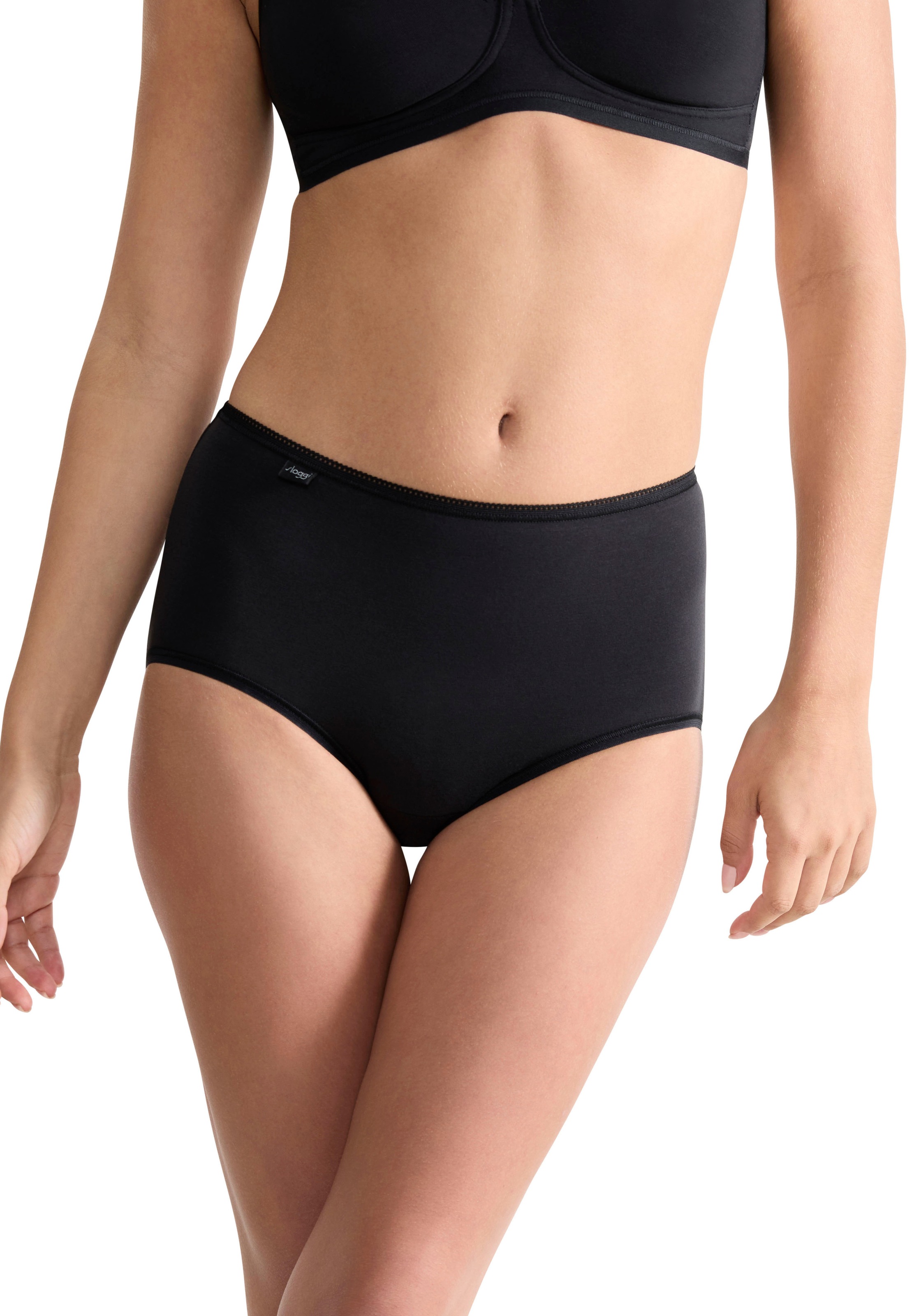 sloggi Midislip "24/7 Cotton" 3er Pack, Spitze, blickdicht, weiche Baumwoll günstig online kaufen