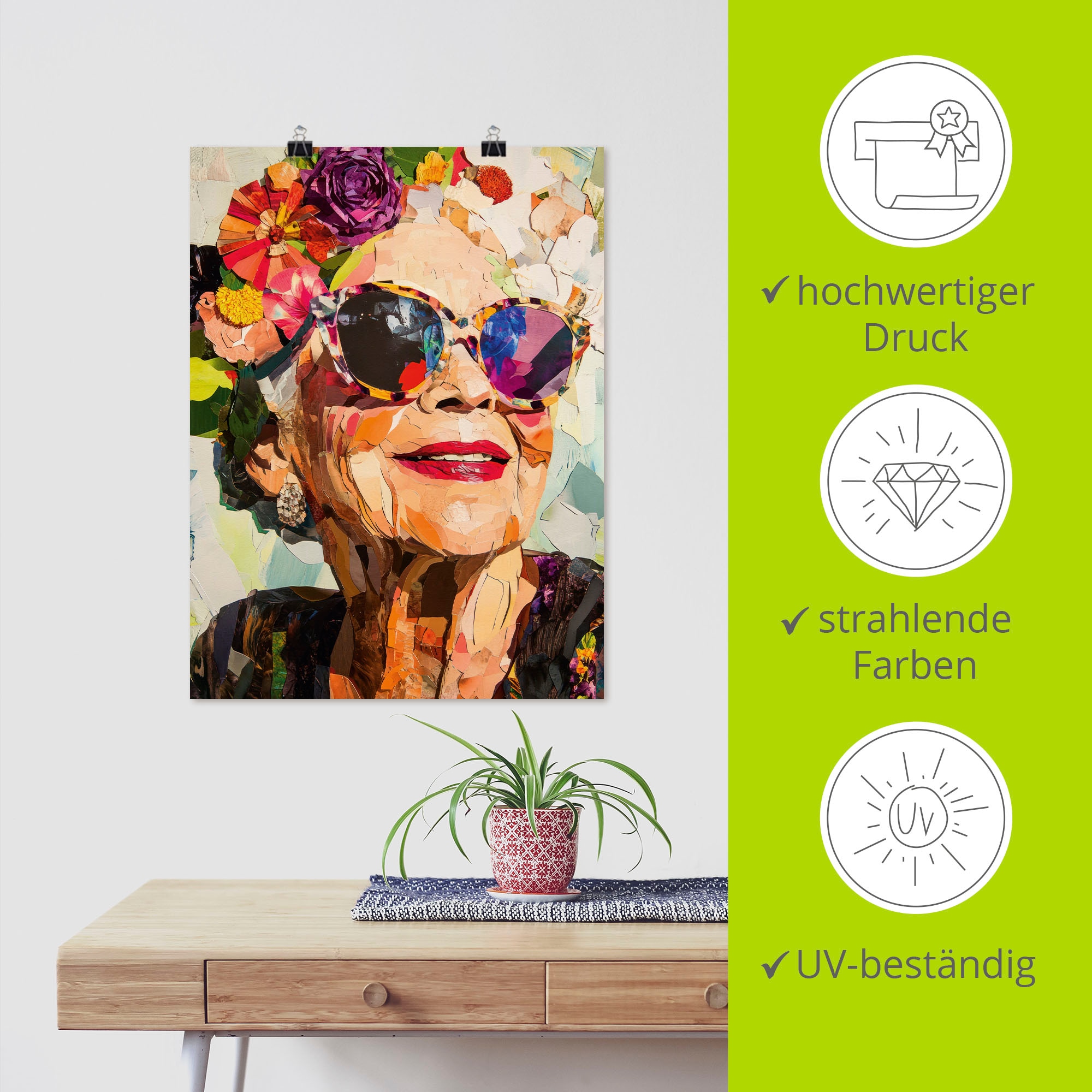 Artland Wandbild »Zeitalter des Glanzes« Bilder von Frauen 1 Stk. tlg. als Alubild, Leinwandbild, Poster, Wandaufkleber in verschied. Größen