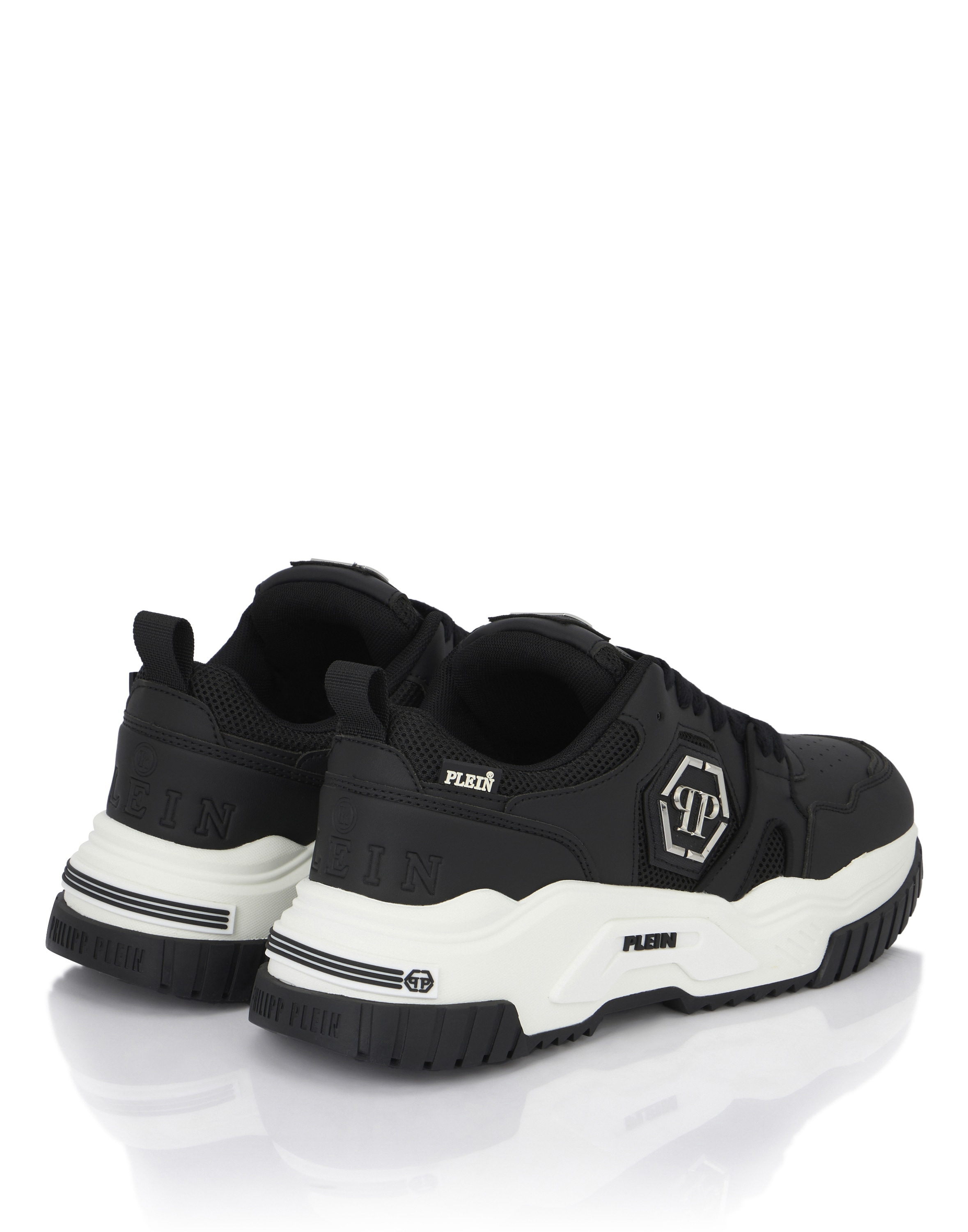 Sneaker PHILIPP PLEIN "Hexagon", Damen, Gr. 39, Normalschaft, 02, schwarz, Schuhe Sneaker 3