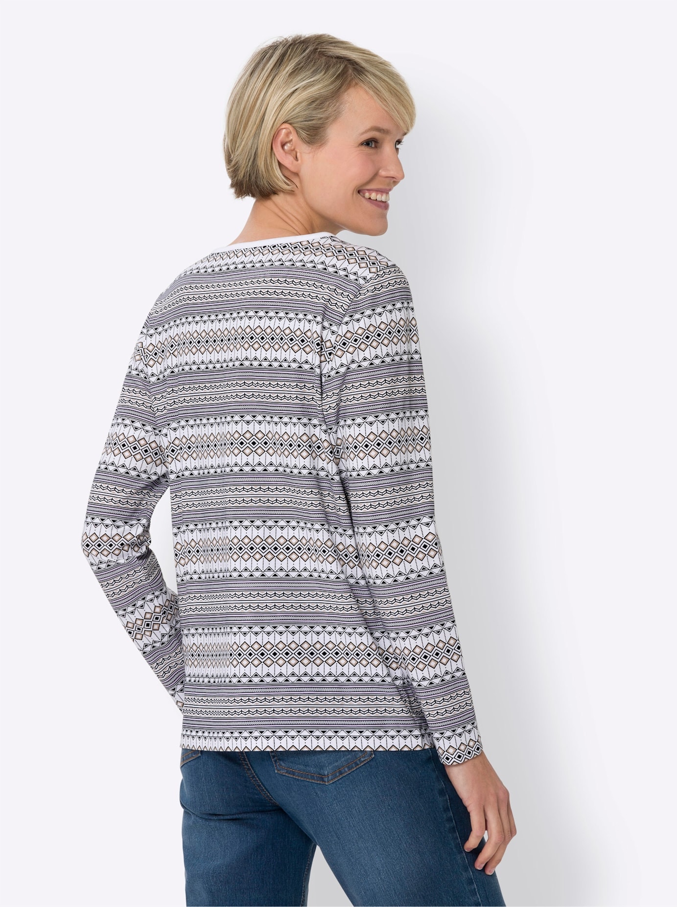 Classic Basics Rundhalsshirt »Langarm-Shirt«, (1 tlg.)