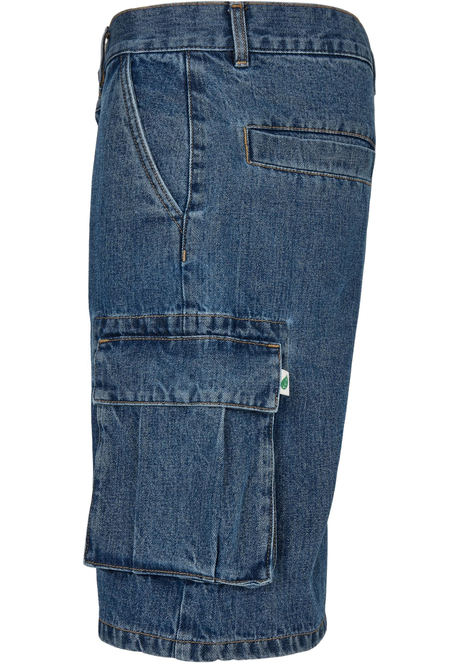 URBAN CLASSICS Cargoshorts »Urban Classics Herren Organic Denim Cargo Shorts«, (1 tlg.)