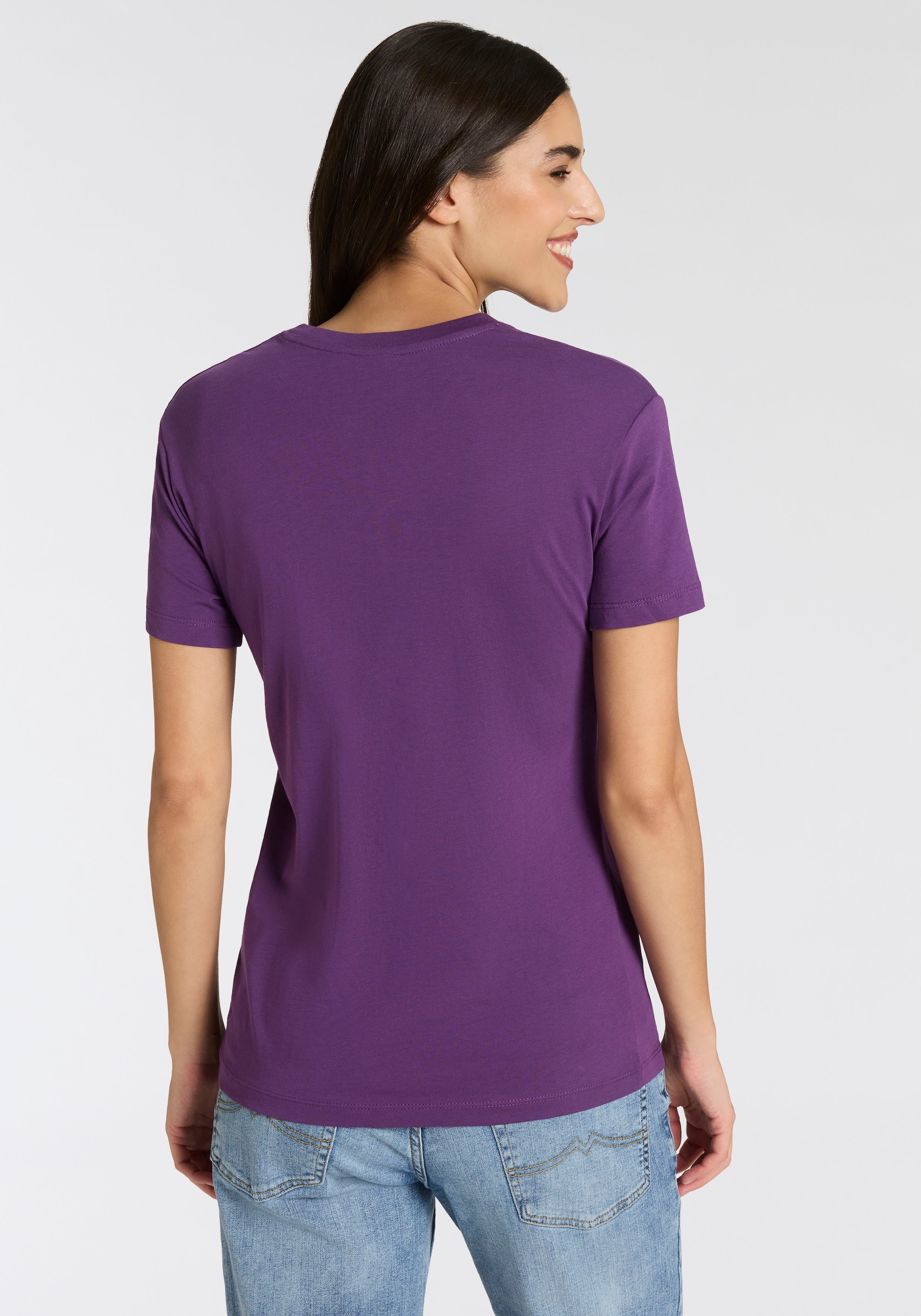 Replay T-Shirt mit Rundhals, reine Baumwolle