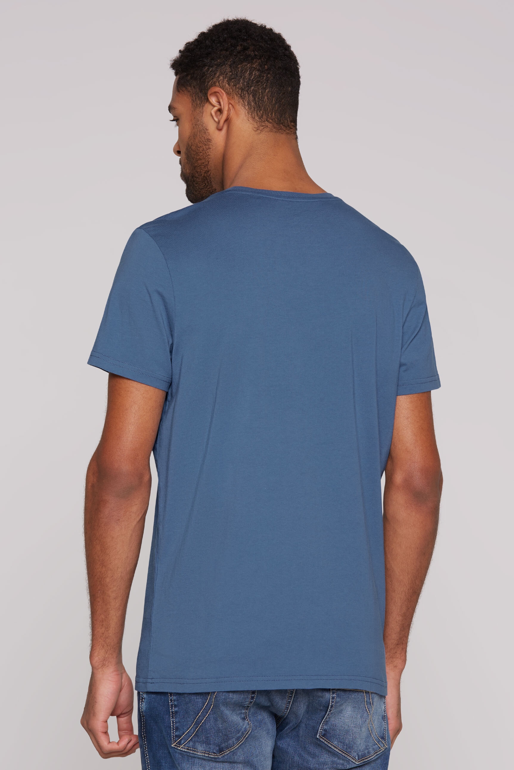 CAMP DAVID Rundhalsshirt, aus Baumwolle