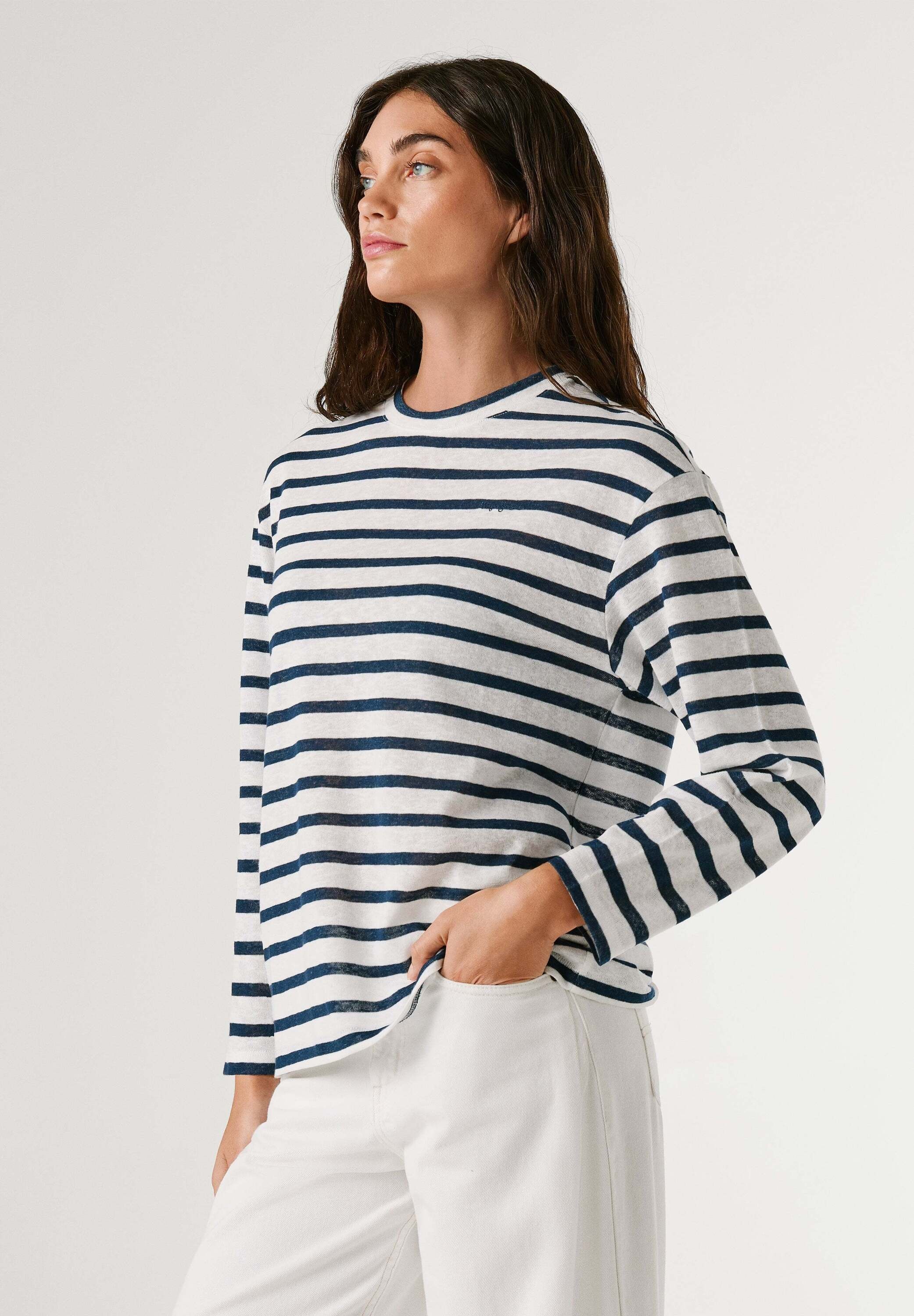 Pepe Jeans T-Shirt »basic t-shirt MARLEN STRIPED«