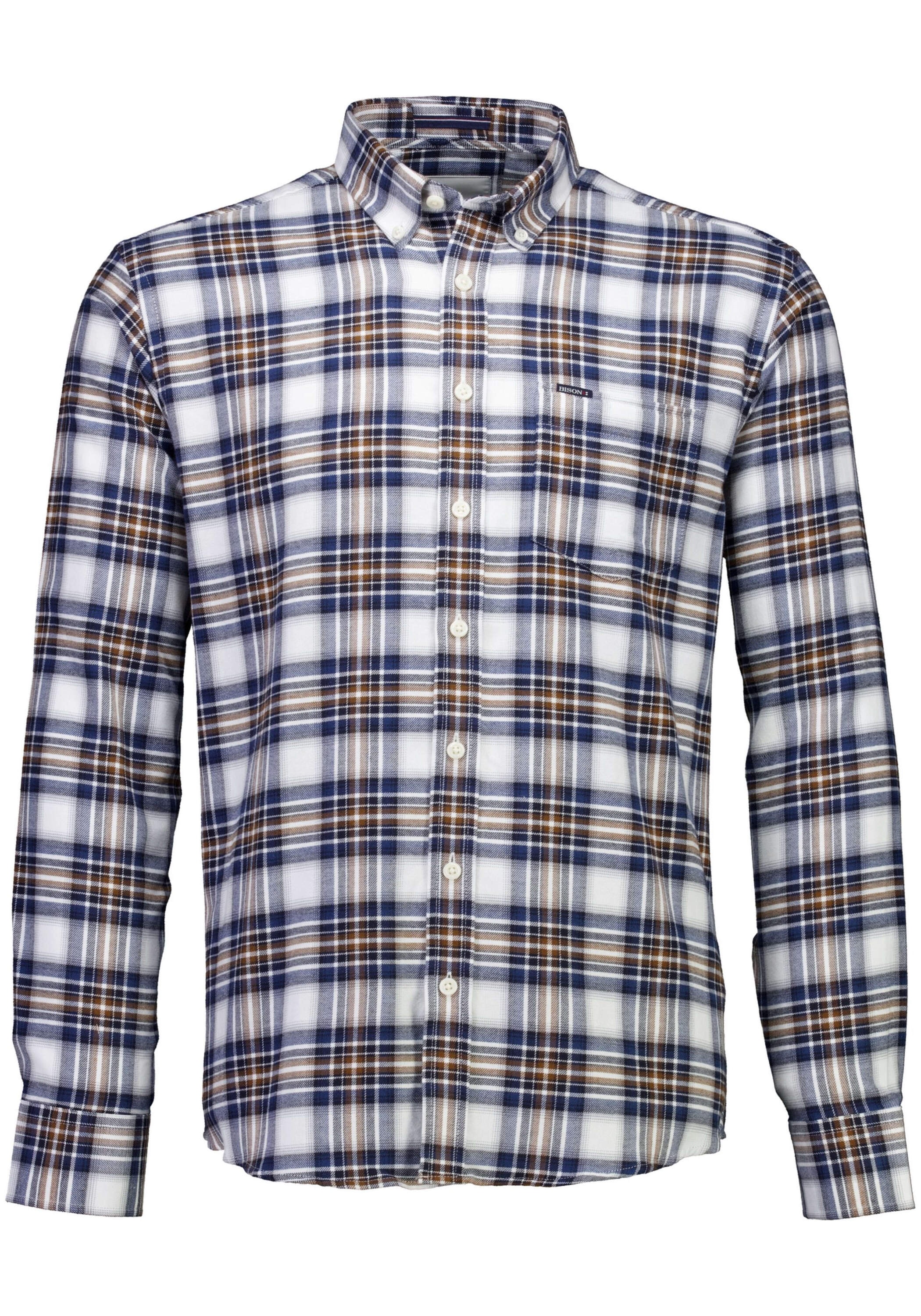 BISON Flanellhemd "BISON Freizeithemd" günstig online kaufen