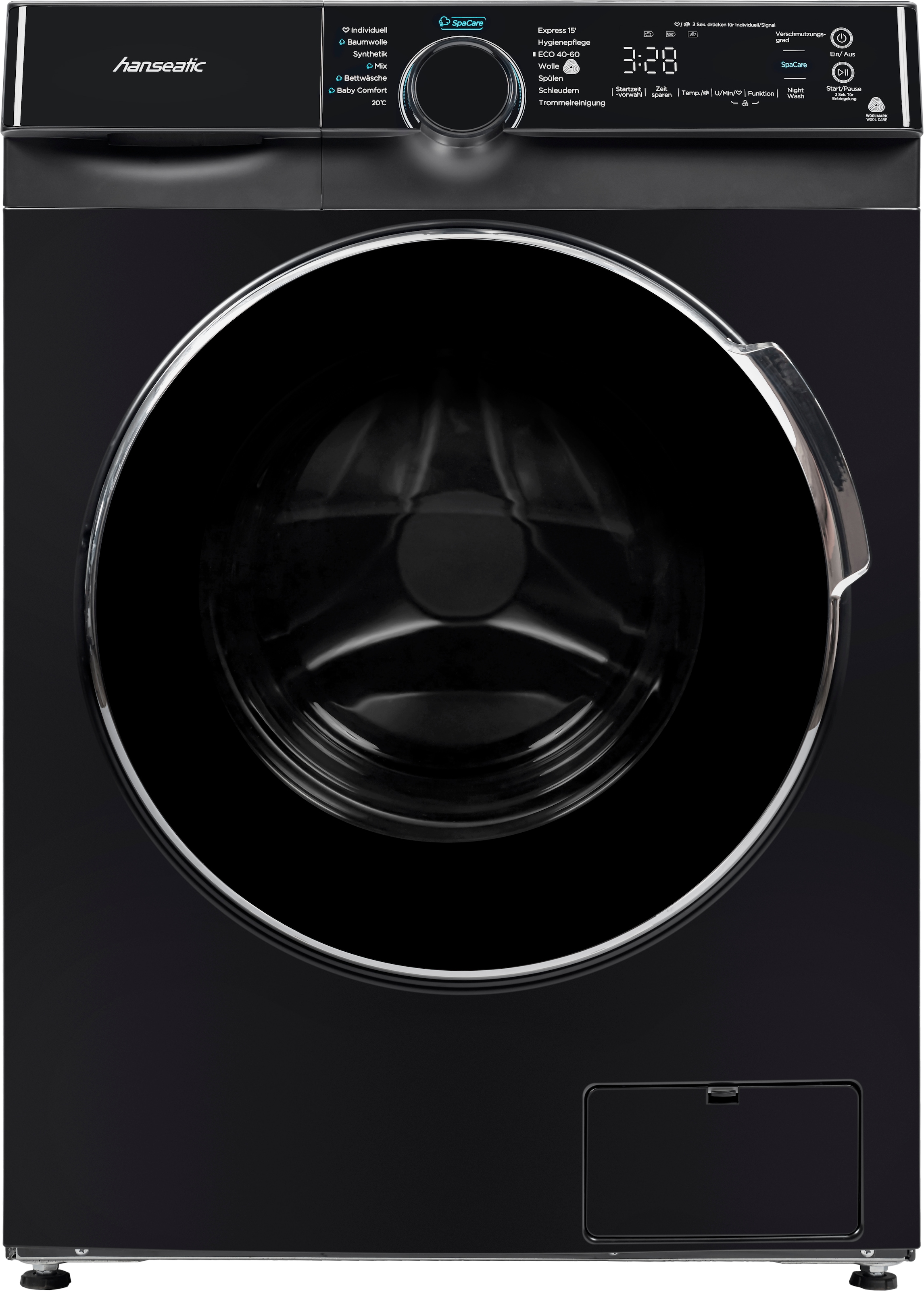 Hanseatic Waschmaschine "HWMK814A1BI" 8 kg 1400 U/min Überlaufschutzsystem günstig online kaufen