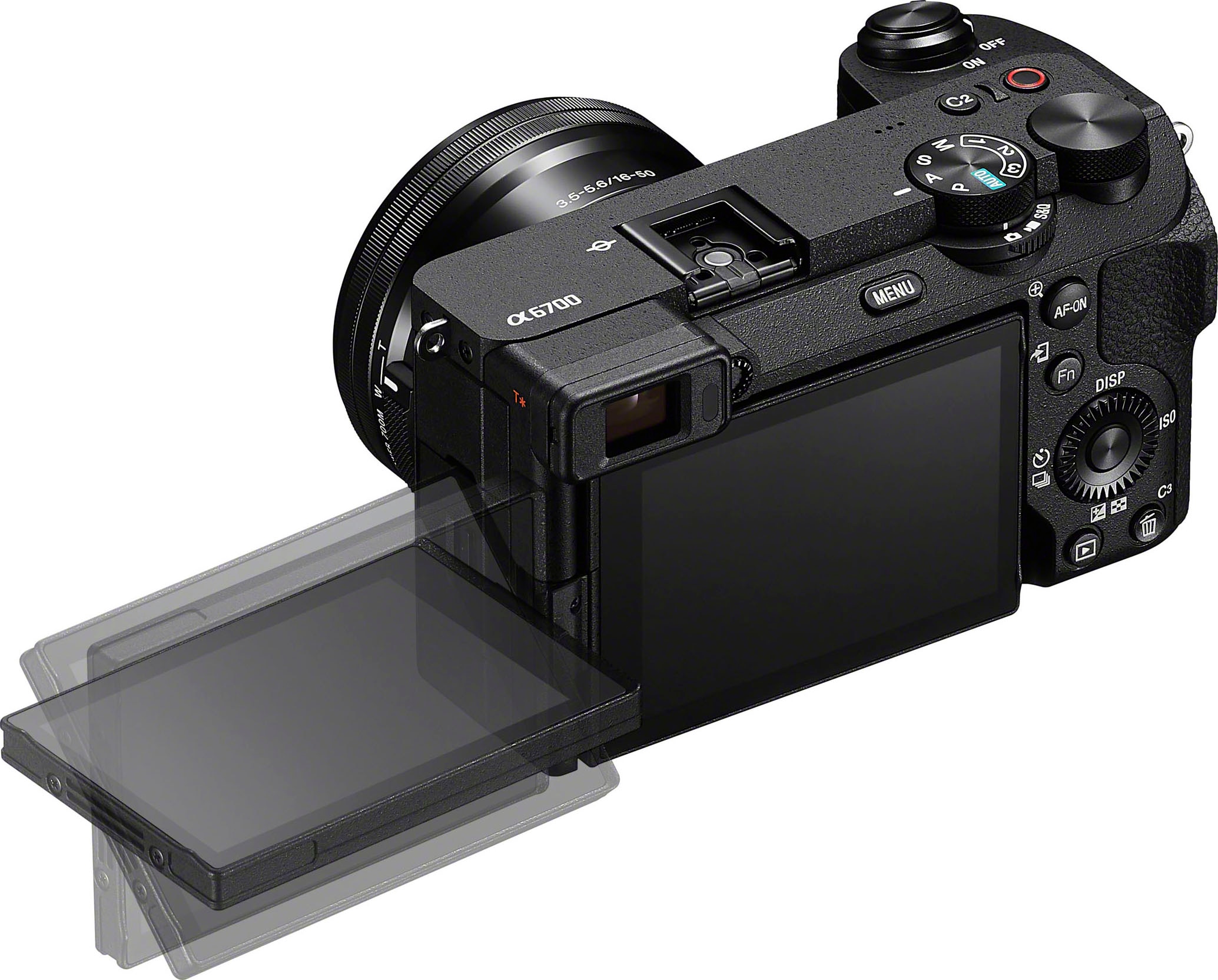 Sony Systemkamera »Alpha ILCE-6700 + 16–50-mm-Objektiv«, 16-50mm SEL-P1650,  26 MP, Bluetooth-WLAN | BAUR