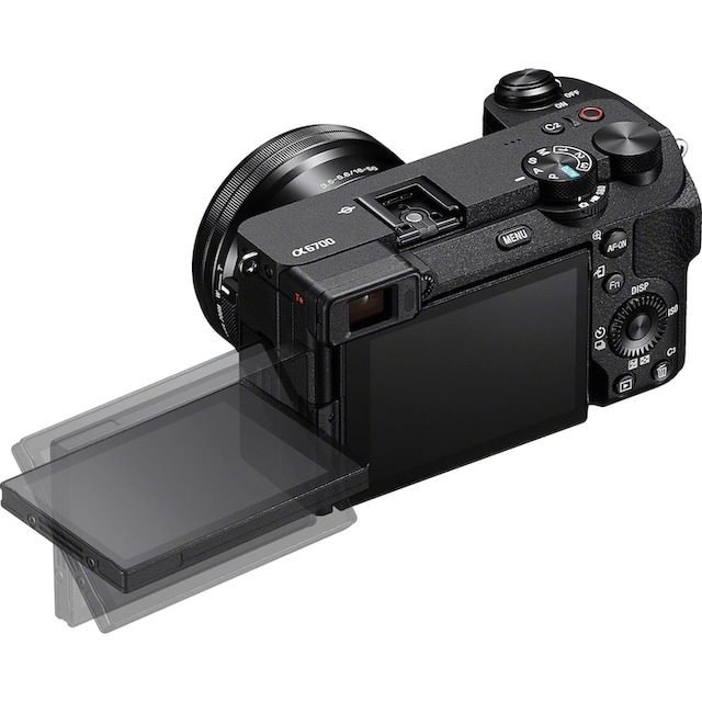 Sony Systemkamera »Alpha ILCE-6700 + 16–50-mm-Objektiv«, 16-50mm SEL-P1650,  26 MP, Bluetooth-WLAN | BAUR