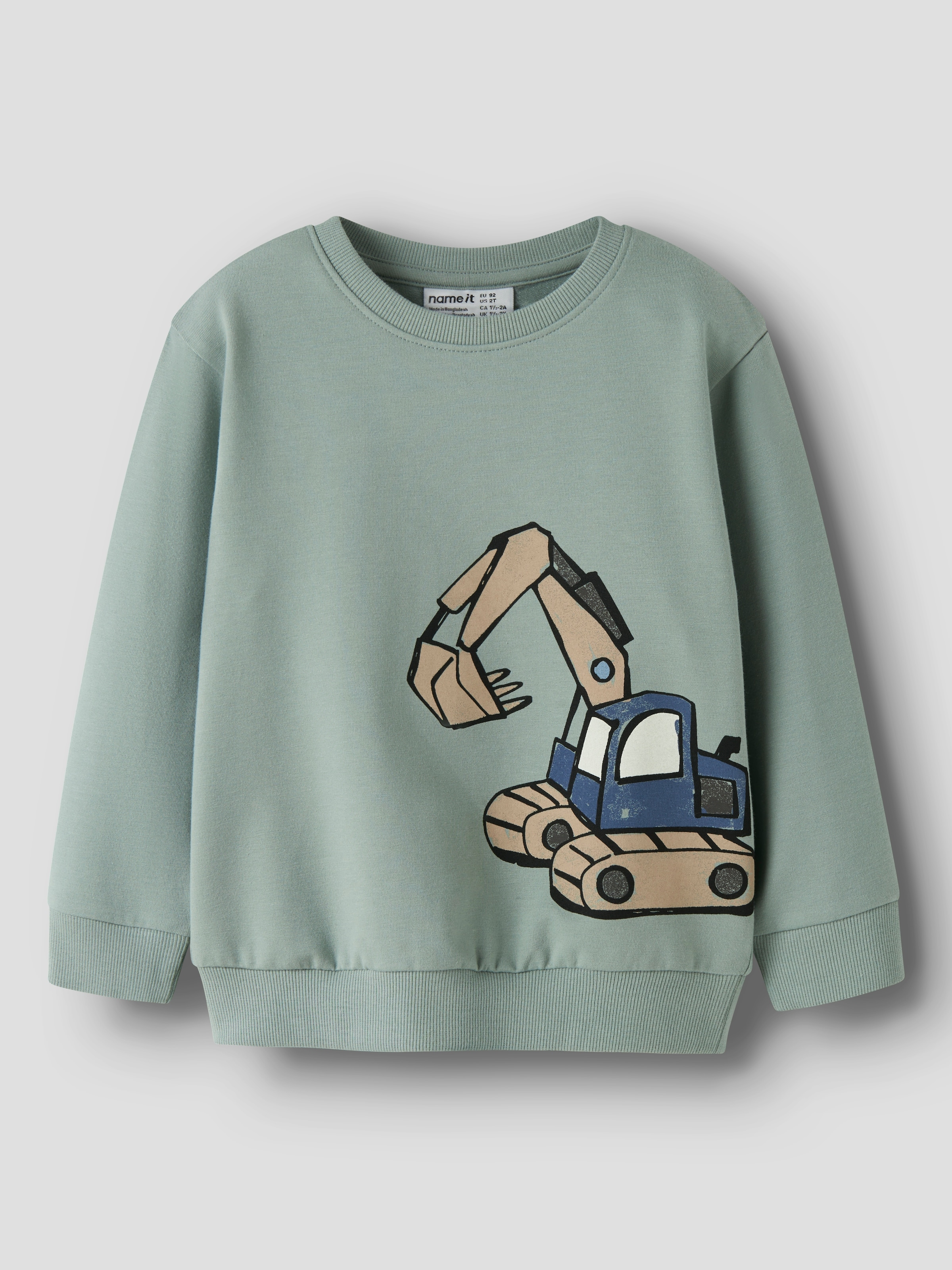 Name It Sweatshirt »NMMKARK LS NREG SWEAT UNB BOX«, Baumwollmischung, regular fit
