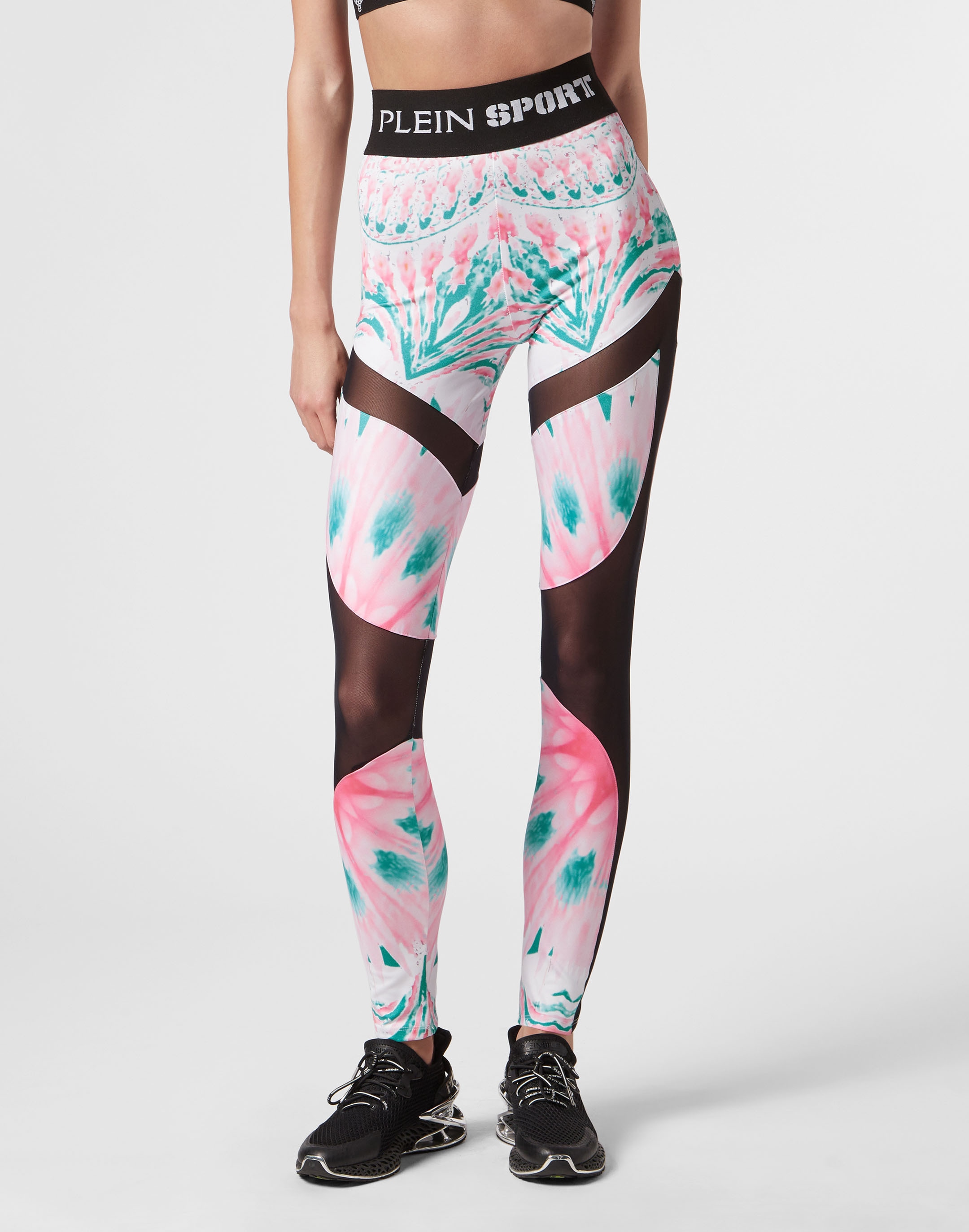 PLEIN SPORT Leggings "Leggings Leggings Optical Flower"