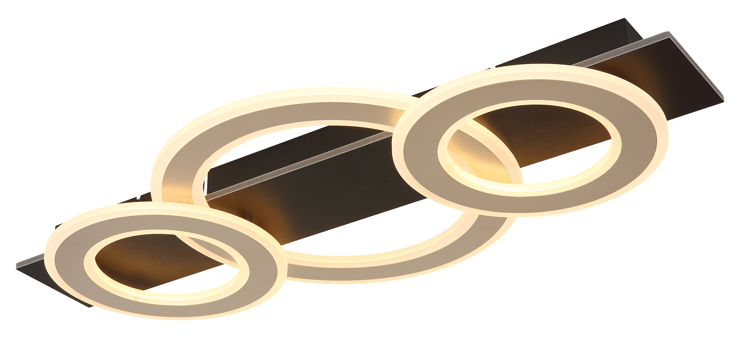 GLOBO LIGHTING Deckenleuchte »JAYDEN« LED-Modul 1 Stk. Warmweiß Deckenlampe Wohnzimmer-Leuchte Schlafzimmer-Leuchte Flur Küche