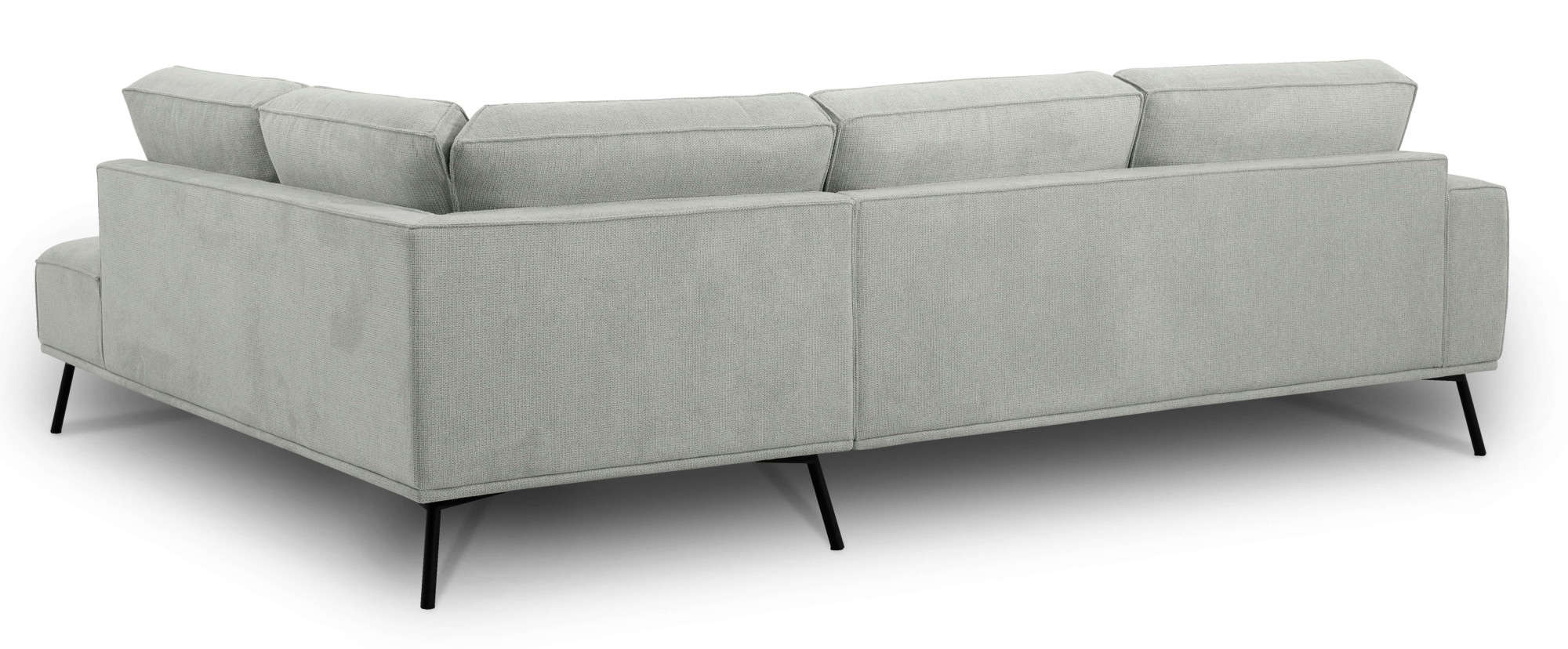 andas Ecksofa »Vosby«, Breite 260 cm, Chenille, mit dekorativer Kedernaht