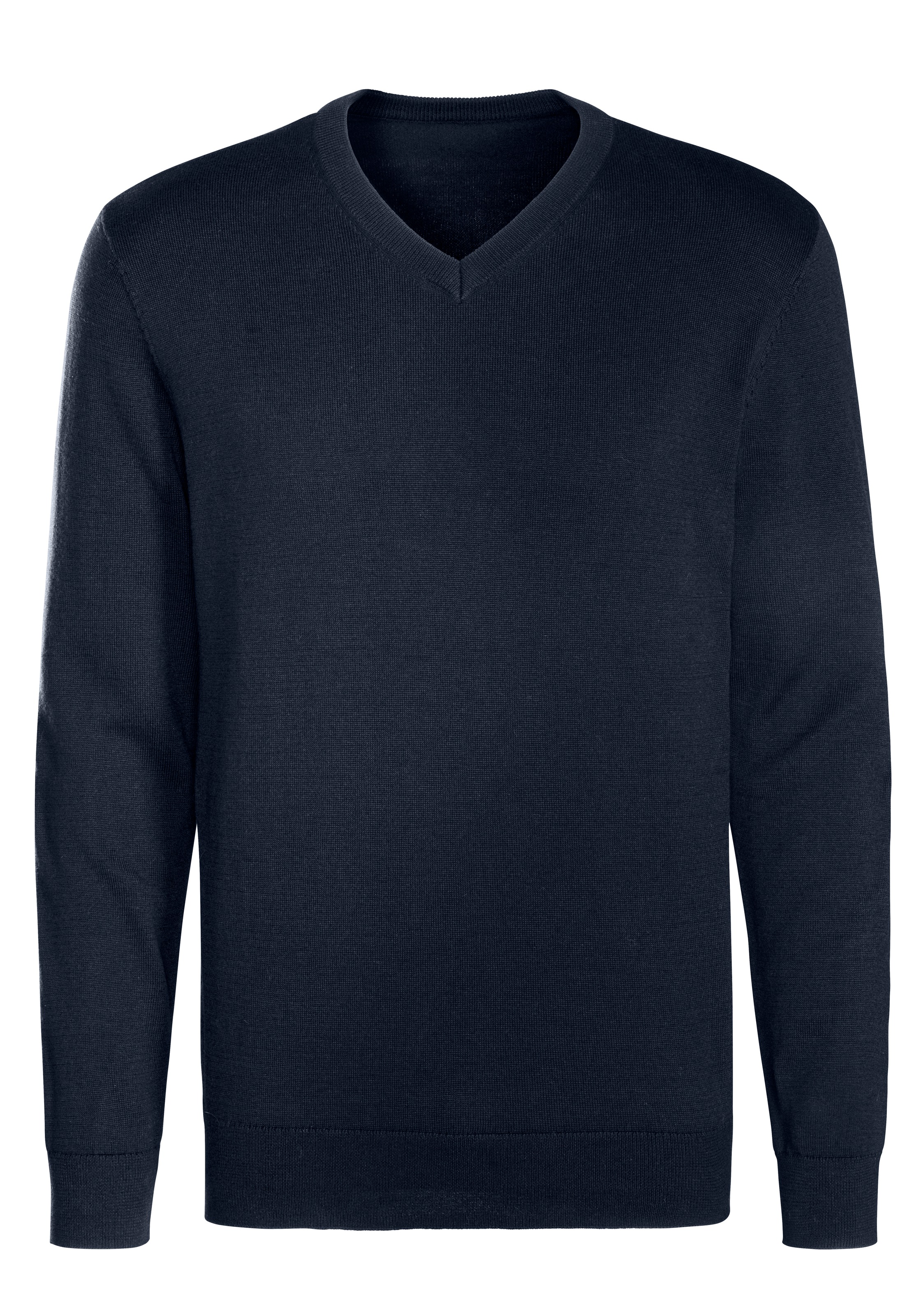 H.I.S Strickpullover mit V-Ausschnitt, Pullover aus Feinstrick, Baumwollmis günstig online kaufen