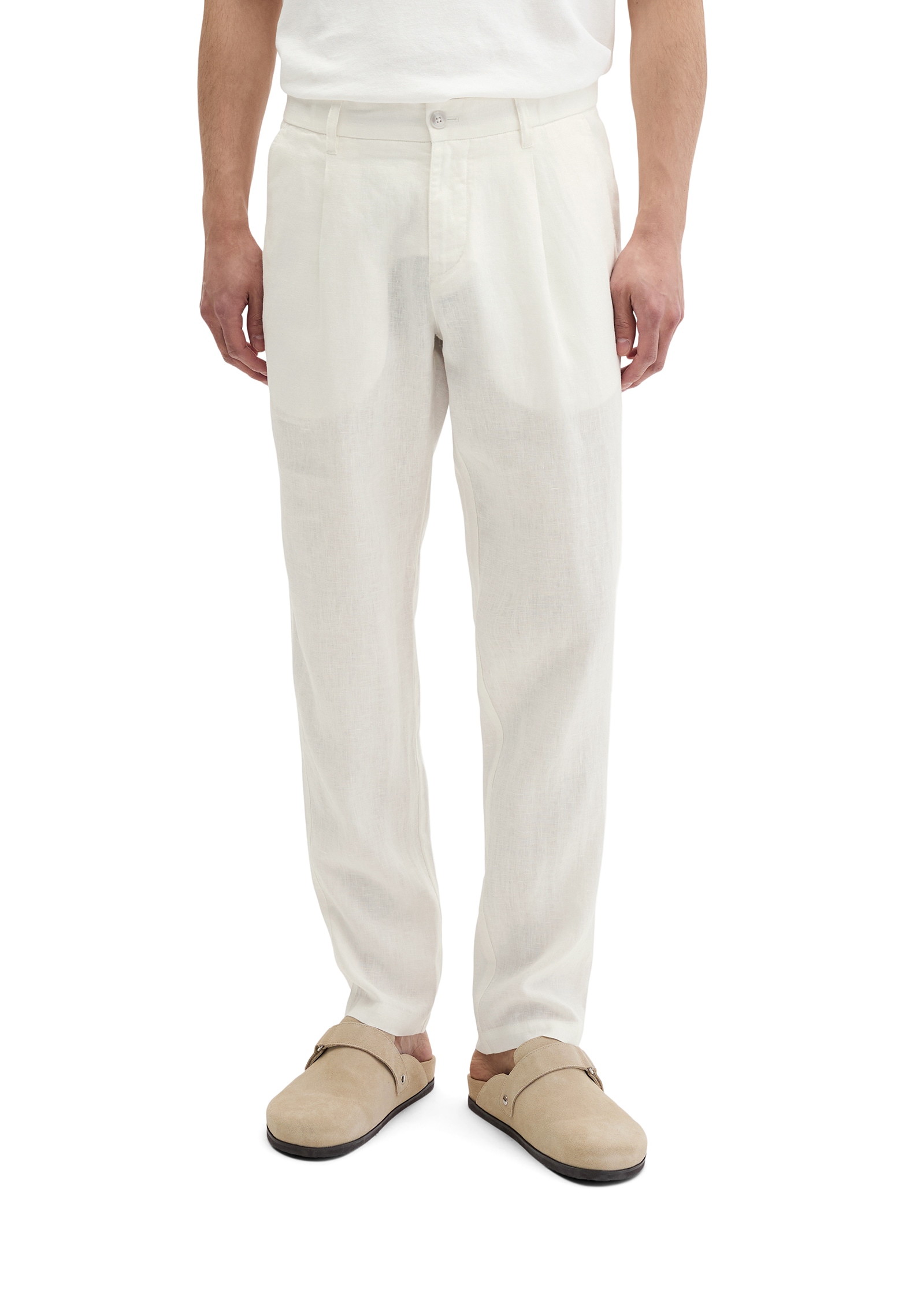 Marc OPolo Leinenhose "Osby jogger pleats" günstig online kaufen