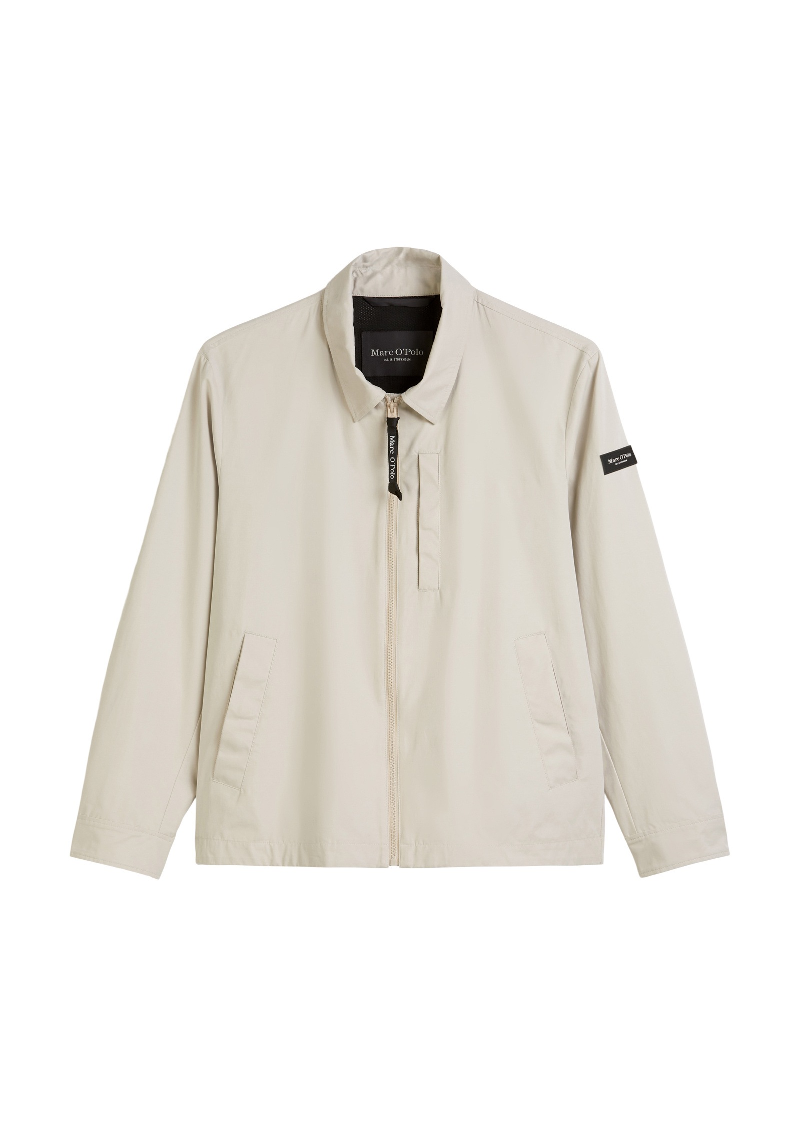 Marc O'Polo Outdoorjacke »aus wasserabweisendem Materialmix«, ohne Kapuze