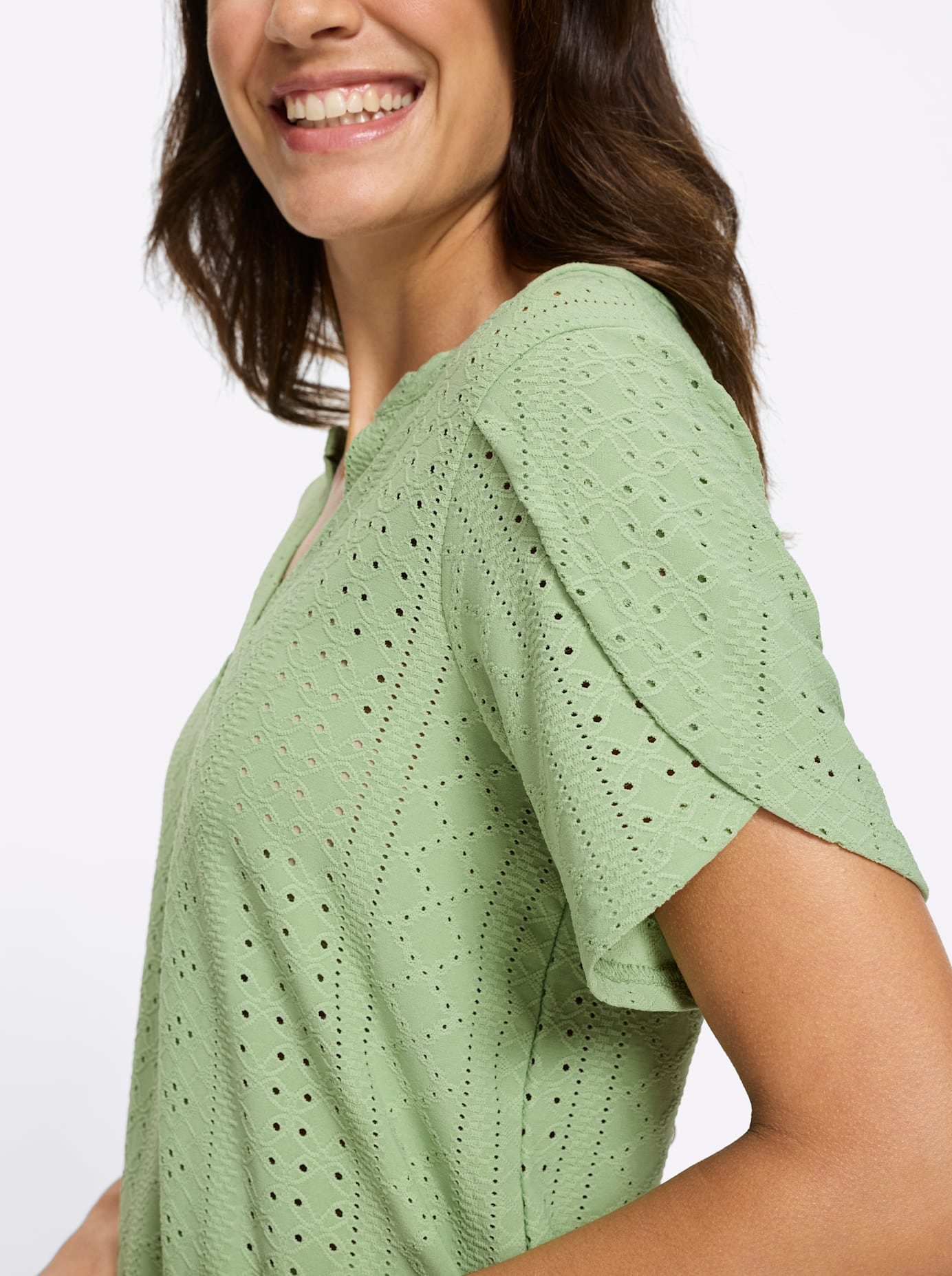 Women's Short Sleeve Shirt Eucalyptus 52 6