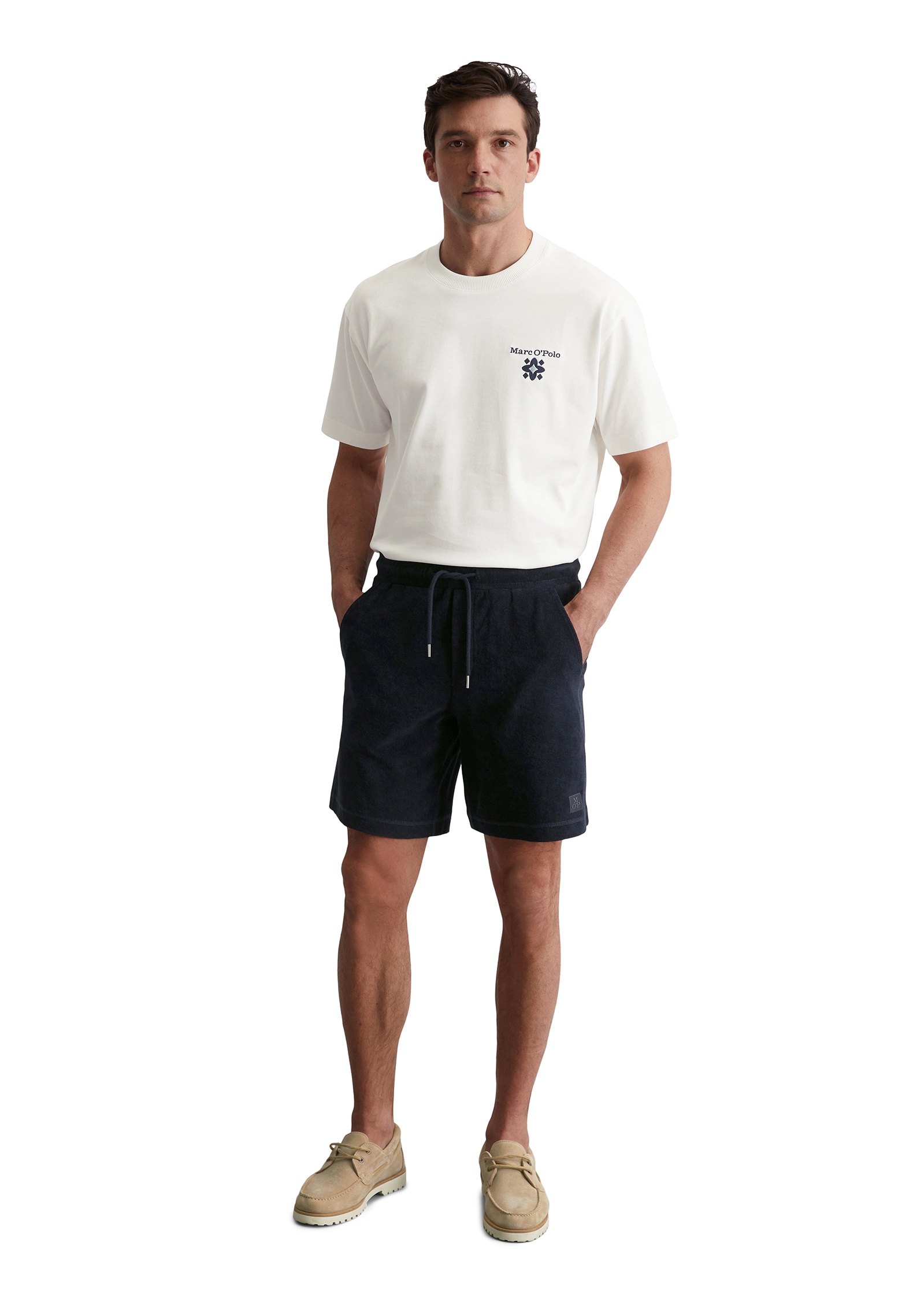 Marc O'Polo Shorts »aus Bio-Baumwoll-Frottee«