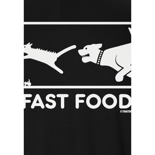 LOGOSHIRT T-Shirt »FAST FOOD«, mit lustigem Print ▷ für | BAUR