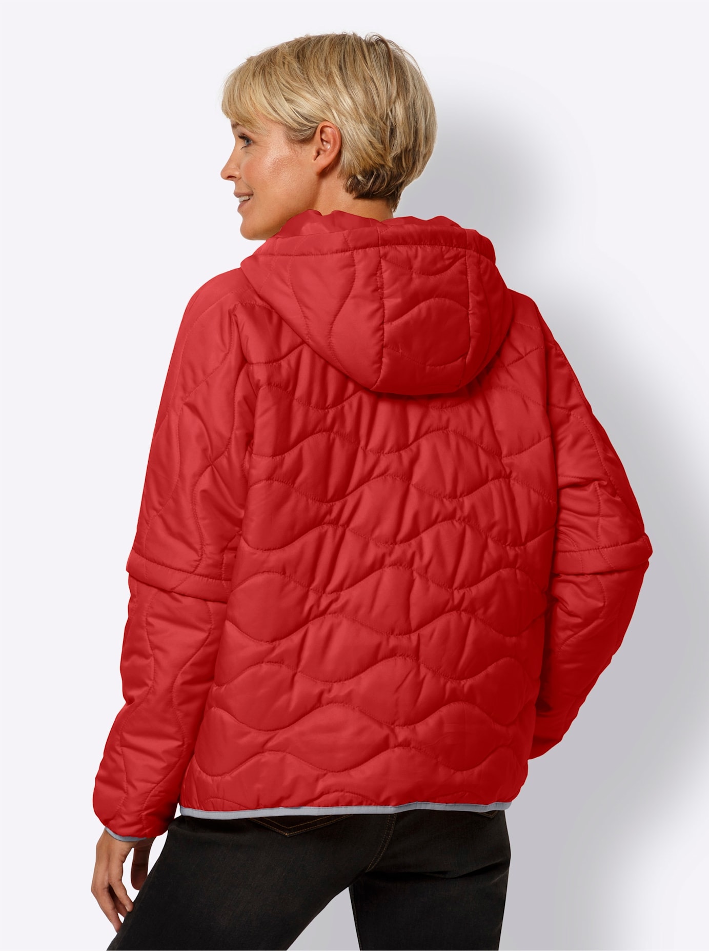 Classic Basics Steppjacke, mit Kapuze
