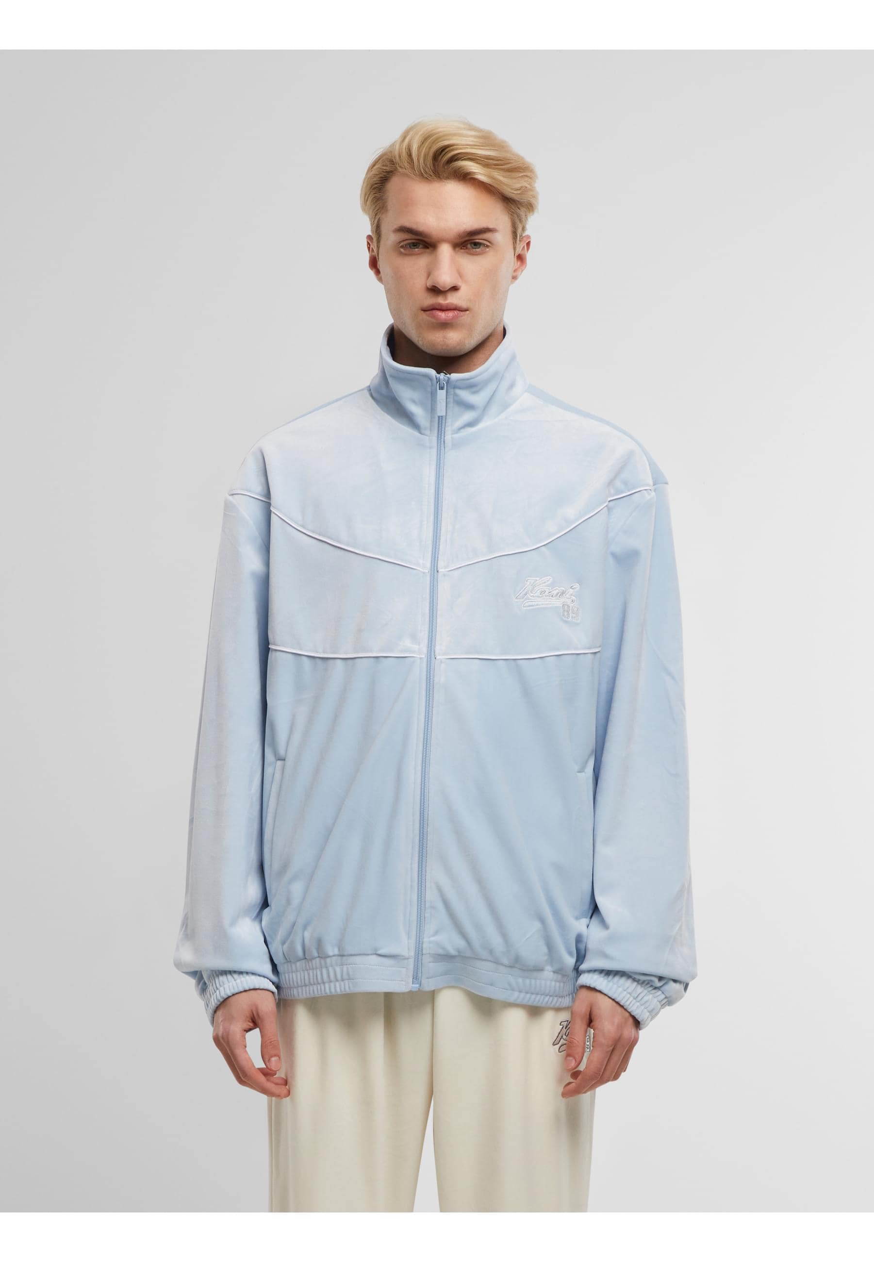 Karl Kani Trainingsjacke »Karl Kani KM251-011-1 Sport Patch Essential Trackjacket«, (1 St.), ohne Kapuze