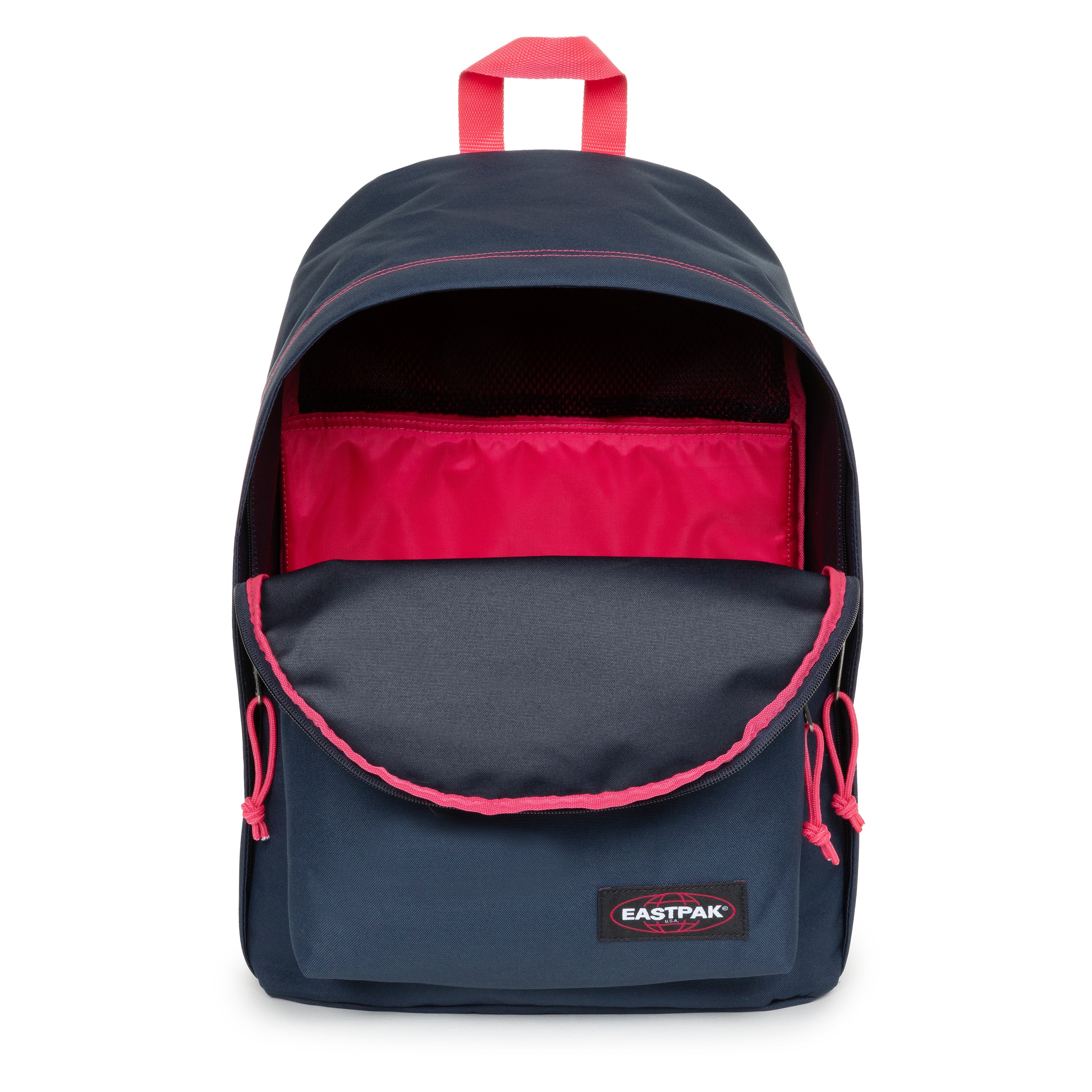 Eastpak Freizeitrucksack "Out Of Office Aviator Blue" Unisex Cityrucksack, Businessrucksack Mit Logo-Aufnäher