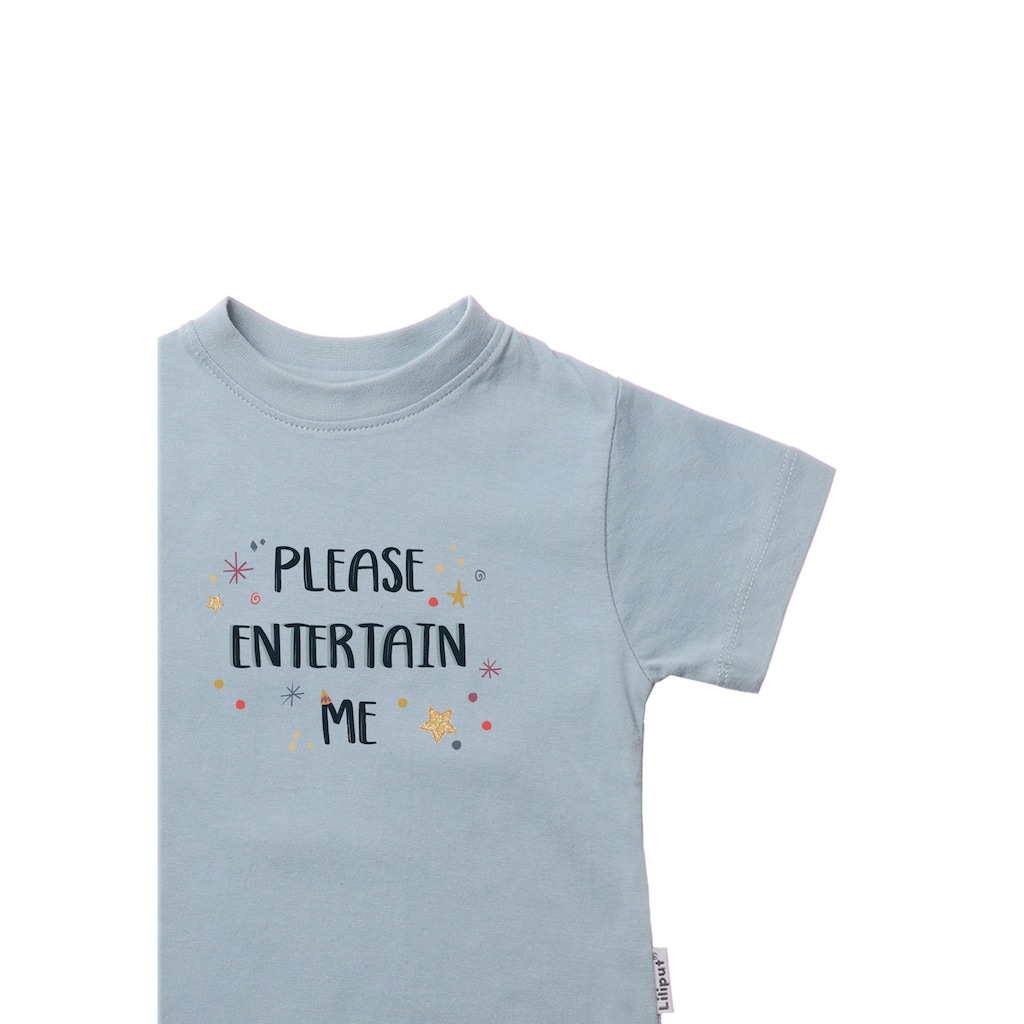 Liliput T-Shirt »Please entertain me«, (2 tlg.)
