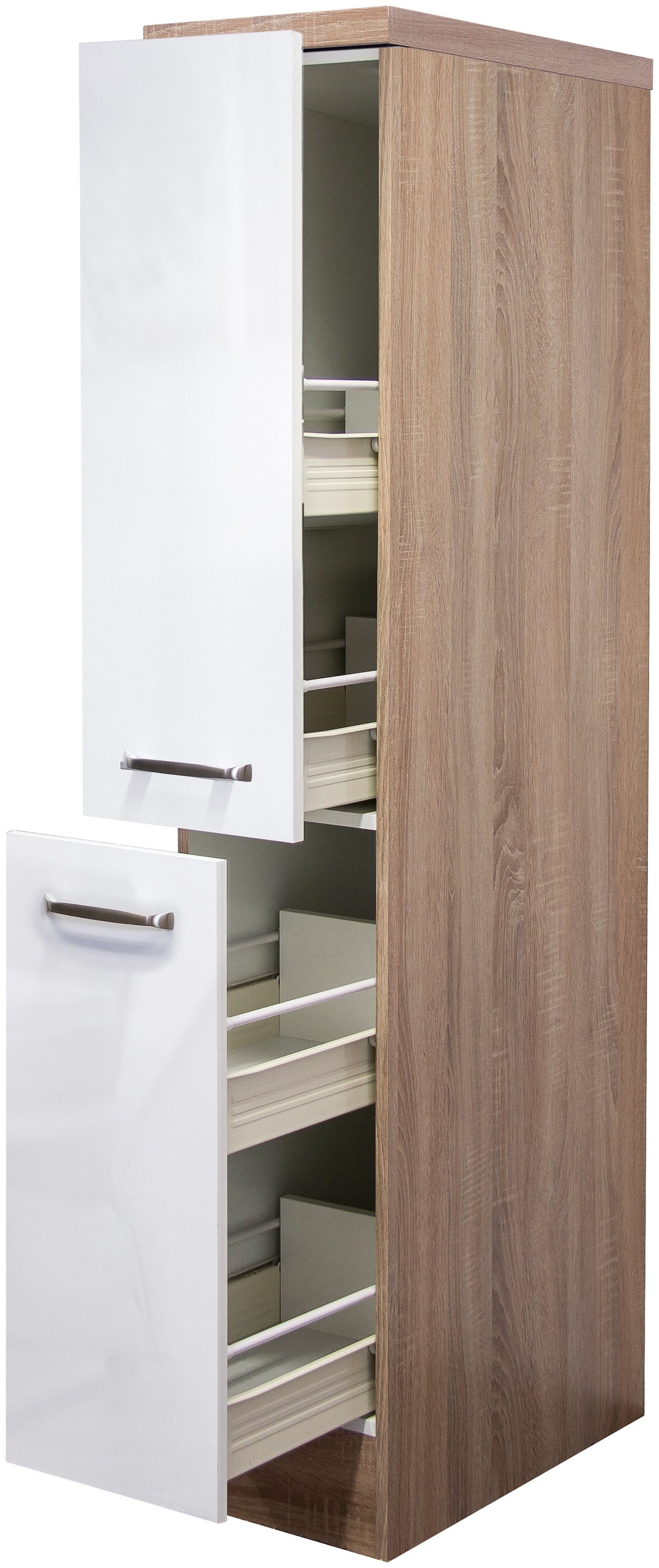 Flex-Well Apothekerschrank »Florenz«, (B x H x T) 30 x 162 x 60 cm, mit 4  Ablagen kaufen | BAUR