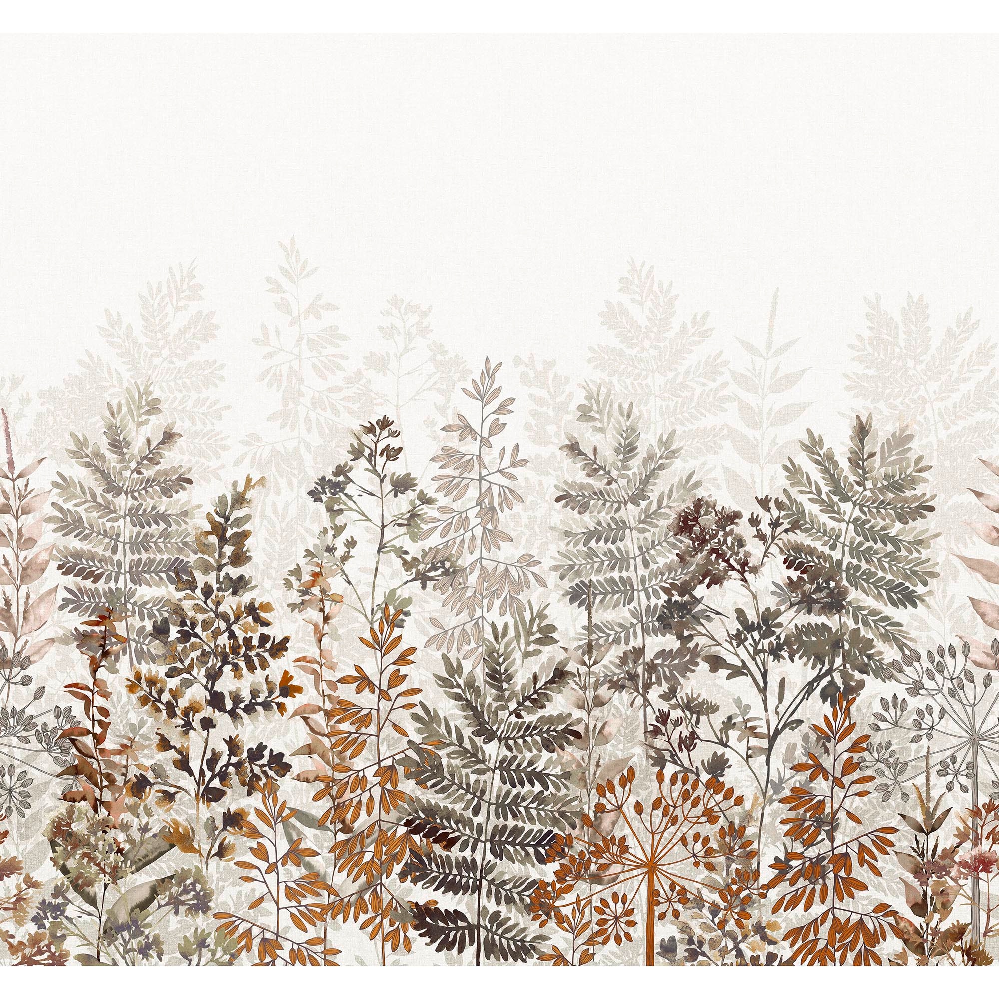 Art for the home Fototapete »Blatt-Silhouette«, Motiv, Design Tapeten