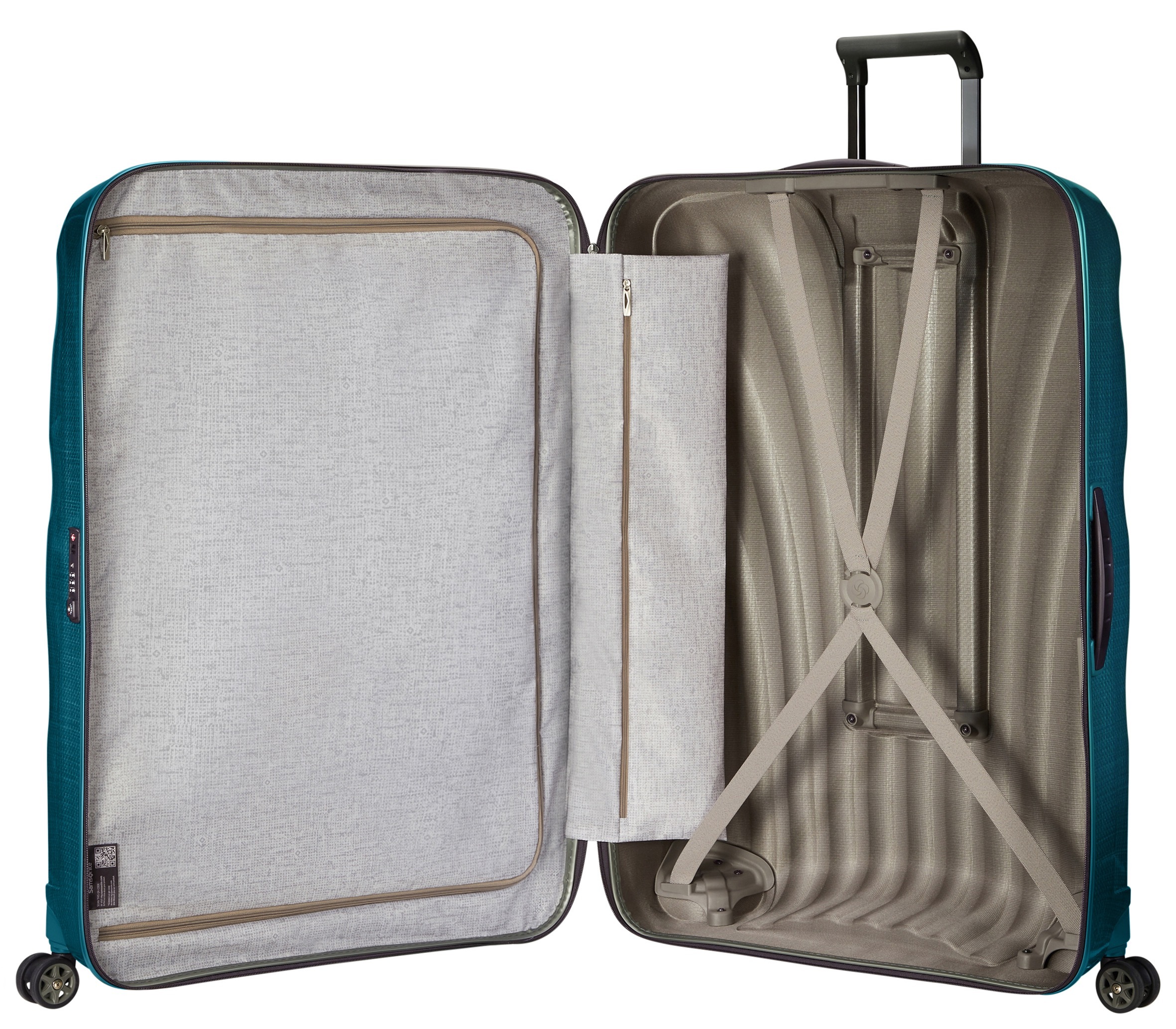Samsonite Hartschalen-Trolley »C-LITE, verschiedene Größen und Farben«, 4 Rollen, Reisekoffer Aufgabegepäck Trolley TSA-Zahlenschloss Made in Europe