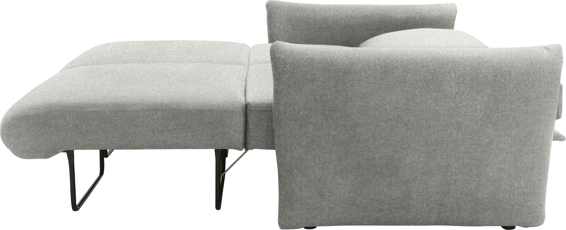 DOMO collection Schlafsofa »700023 Schlaffunktion, Federkern, 2-Sitzer, stabile Liegefläche«, Sitzflächen einzeln ausklappbar zum Schlafen, Relaxen und Entspannen