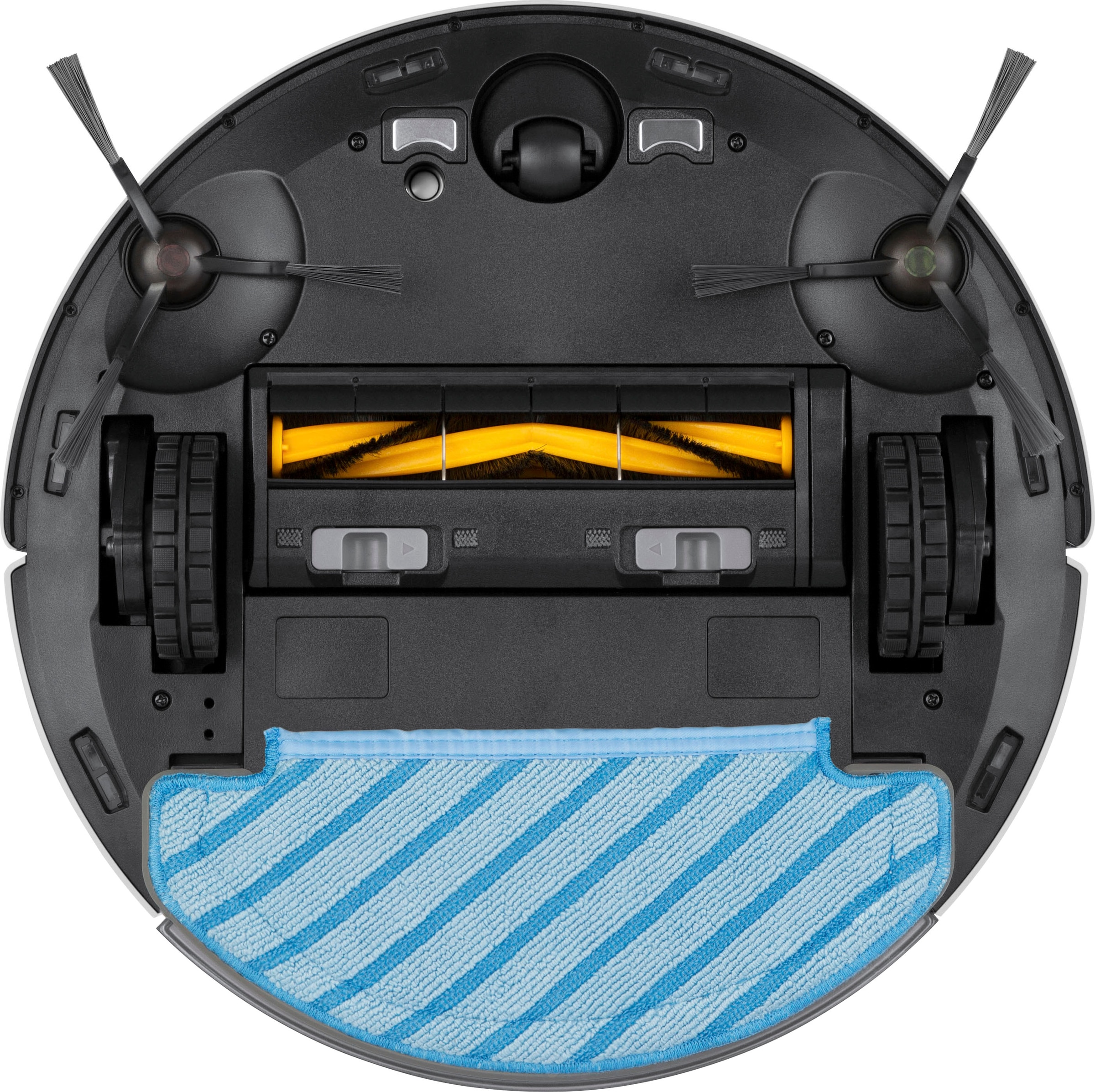 ECOVACS Nass-Trocken-Saugroboter »DEEBOT N10 Plus,«, 4300PA, LiDAR Navigation, Absaugstation, für Hartboden, Teppich, Weiss
