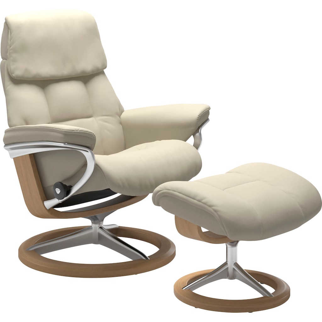 Stressless® Relaxsessel »Ruby«, (Set, Relaxsessel mit Hocker)