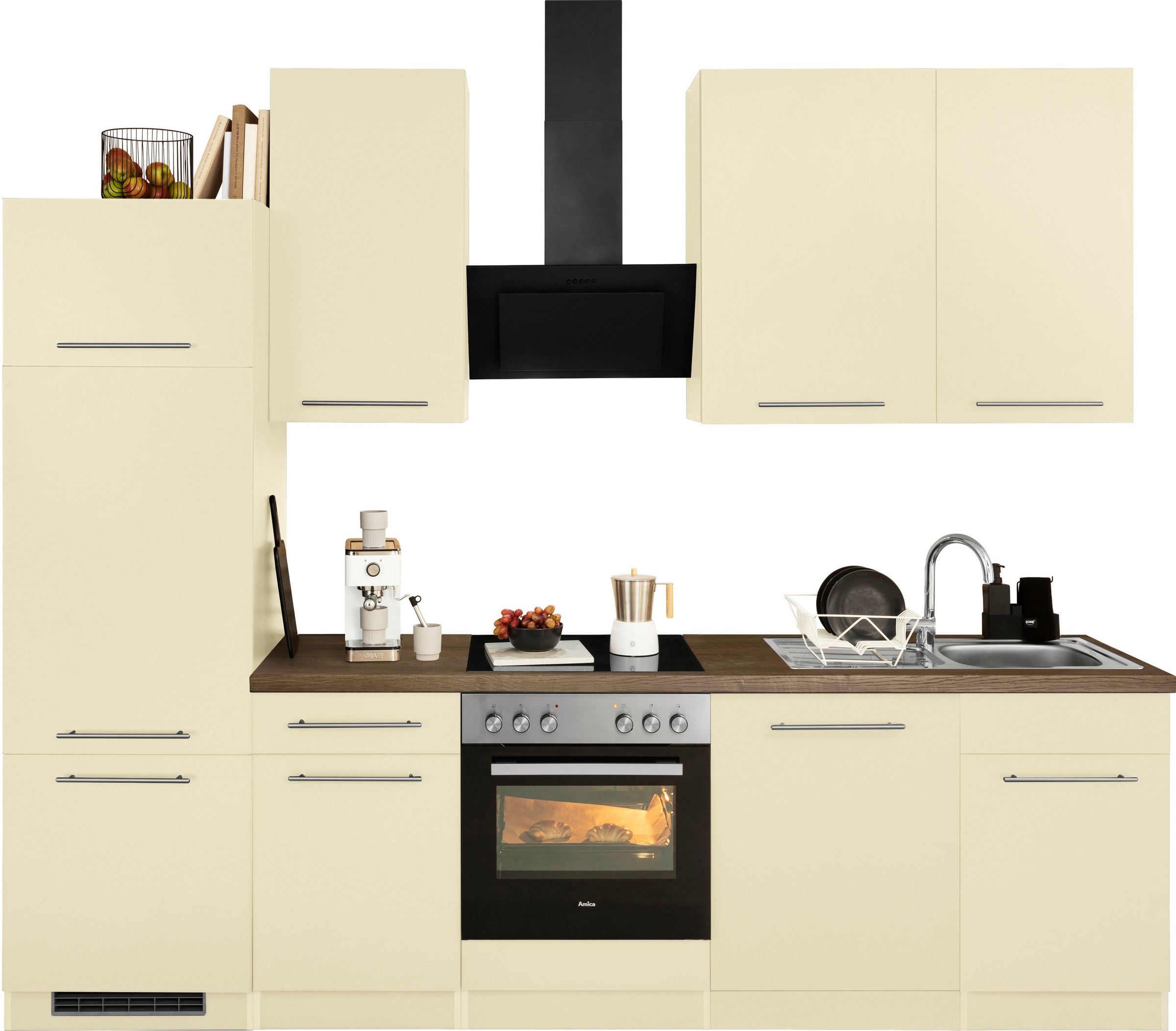 wiho Küchen Küchenzeile »Unna«, ohne E-Geräte, Breite 280 cm