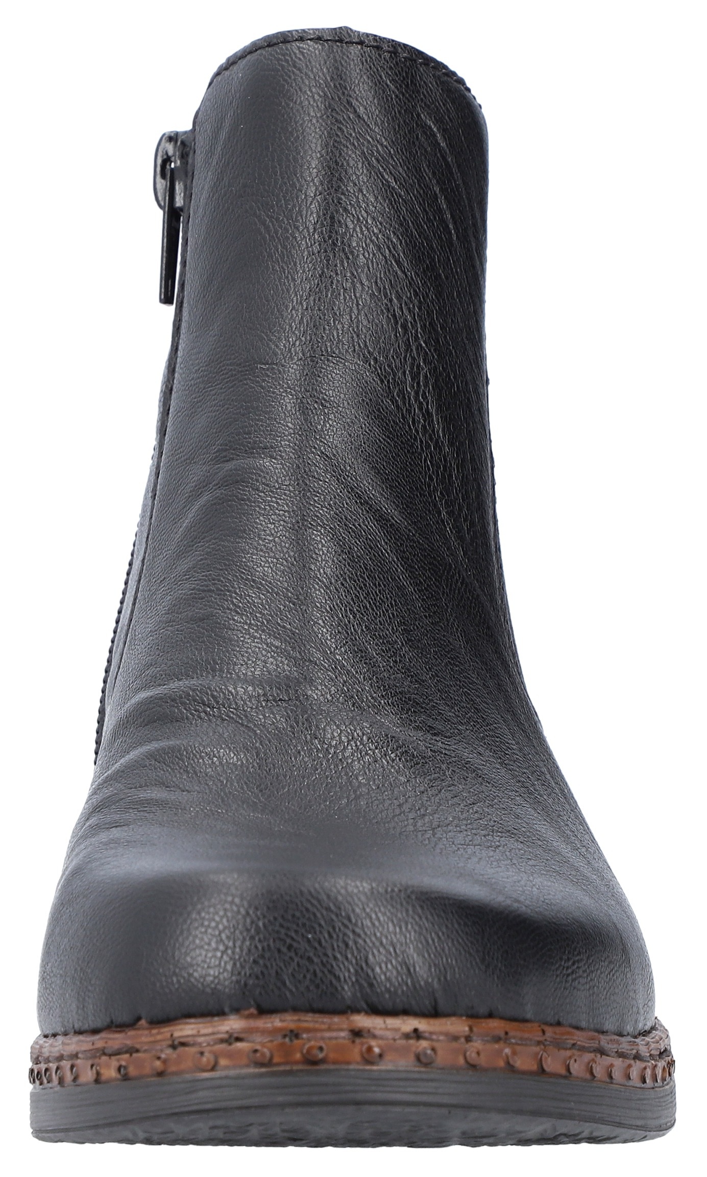Chelseaboots RIEKER, Damen, Gr. 41, schwarz, Lederimitat, Schuhe Chelseaboots, in klassischem Look, schmale Form 3
