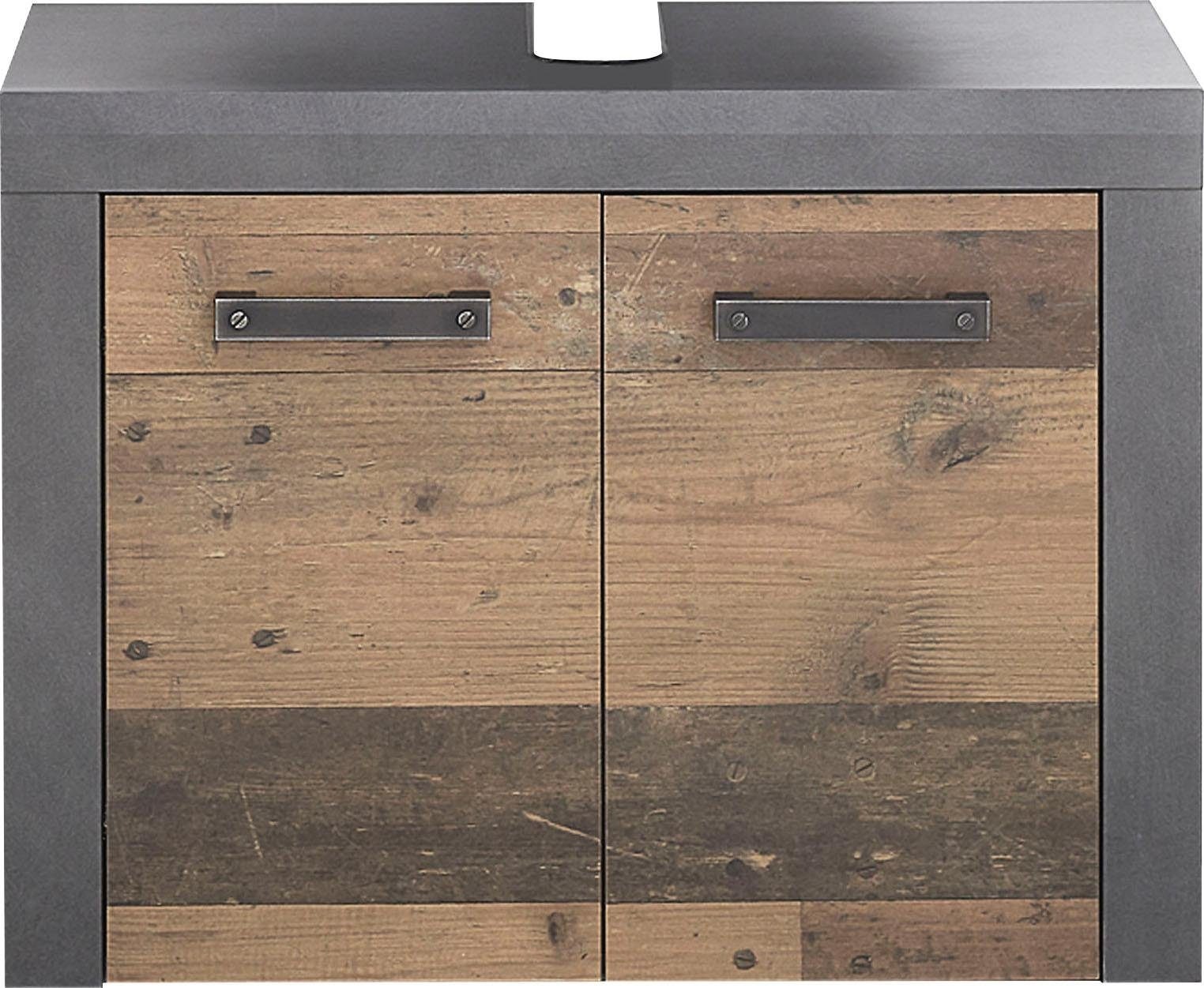 INOSIGN Waschbeckenunterschrank "Ilana" moderner Industrial Style günstig online kaufen