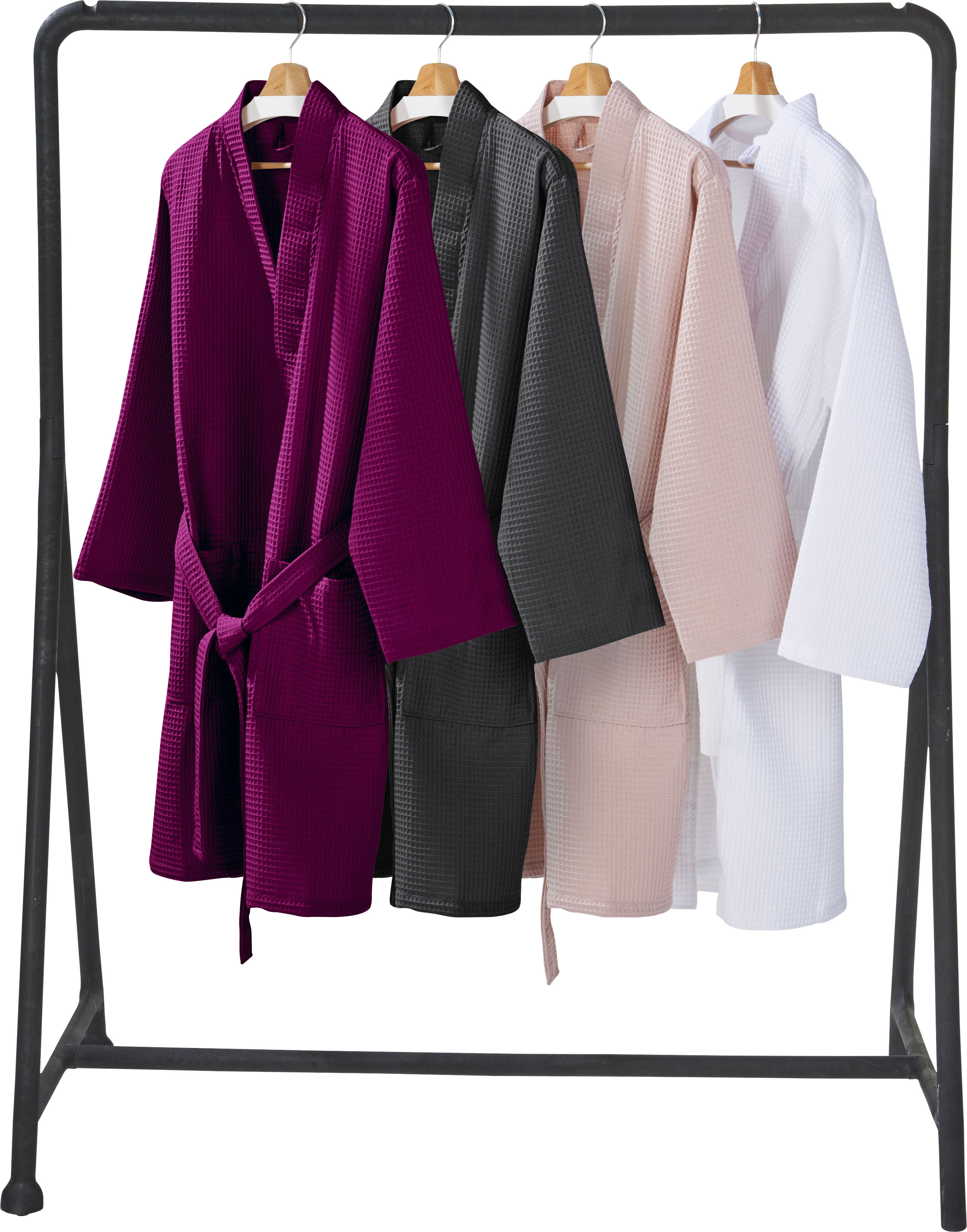 done. Damenbademantel done. Damenbademantel