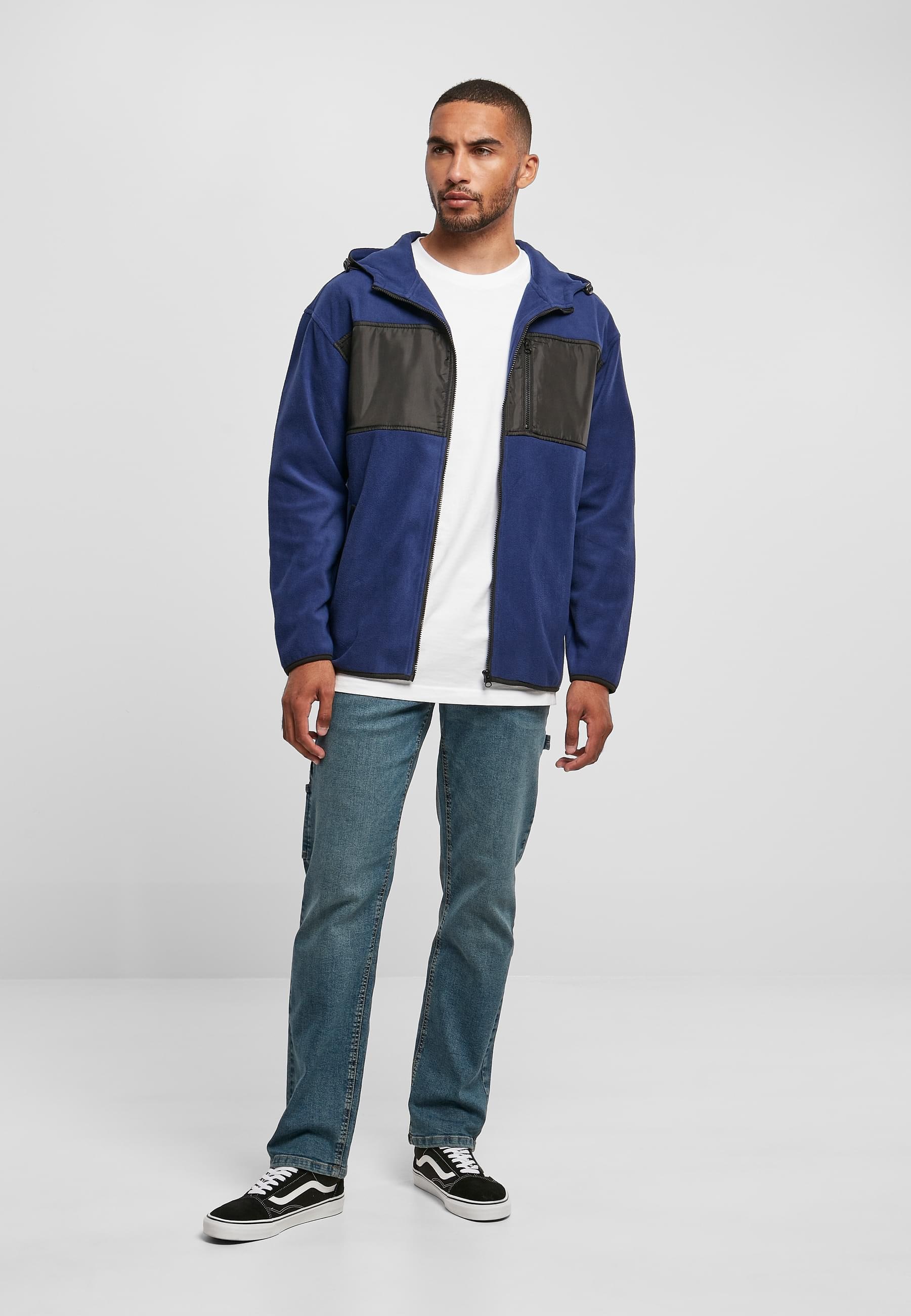 URBAN CLASSICS Winterjacke »Urban Classics Herren Hooded Micro Fleece Jacket«, (1 St.), mit Kapuze