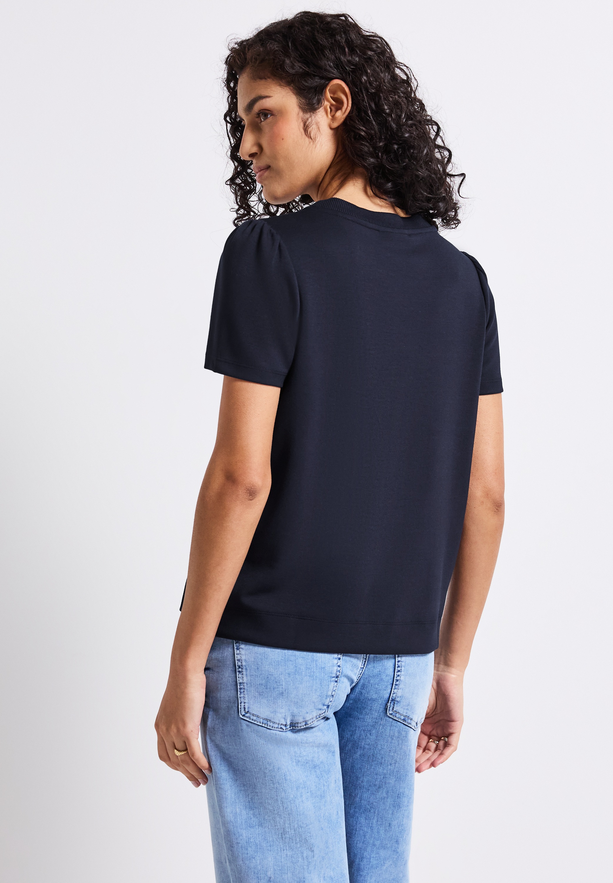 STREET ONE STUDIO T-Shirt, mit Rundhalsausschnitt günstig online kaufen