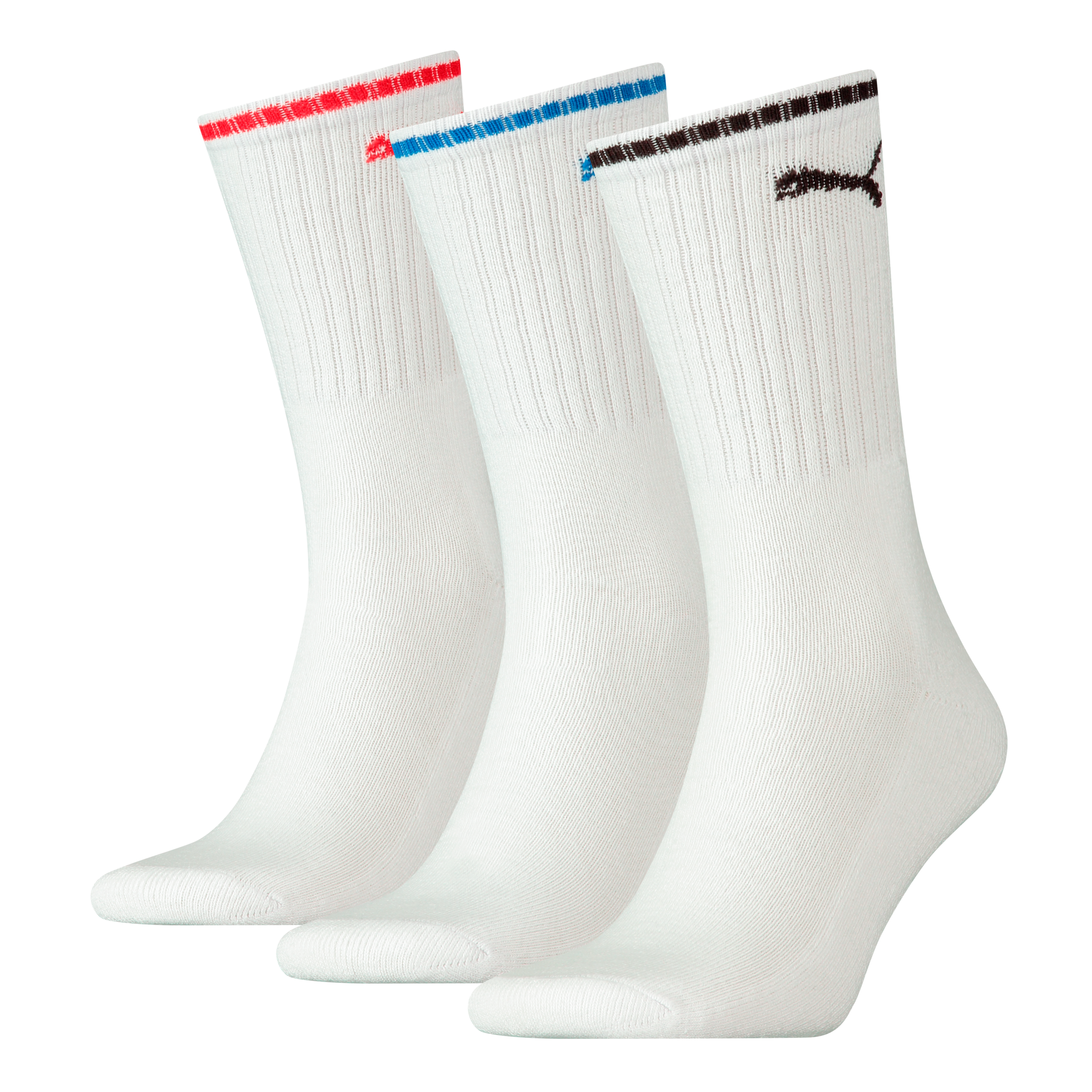 Puma, Herren, Socken, Socken Sportlich Stretch, Weiss, (3er Pack, 35 - 38) - Bild 6