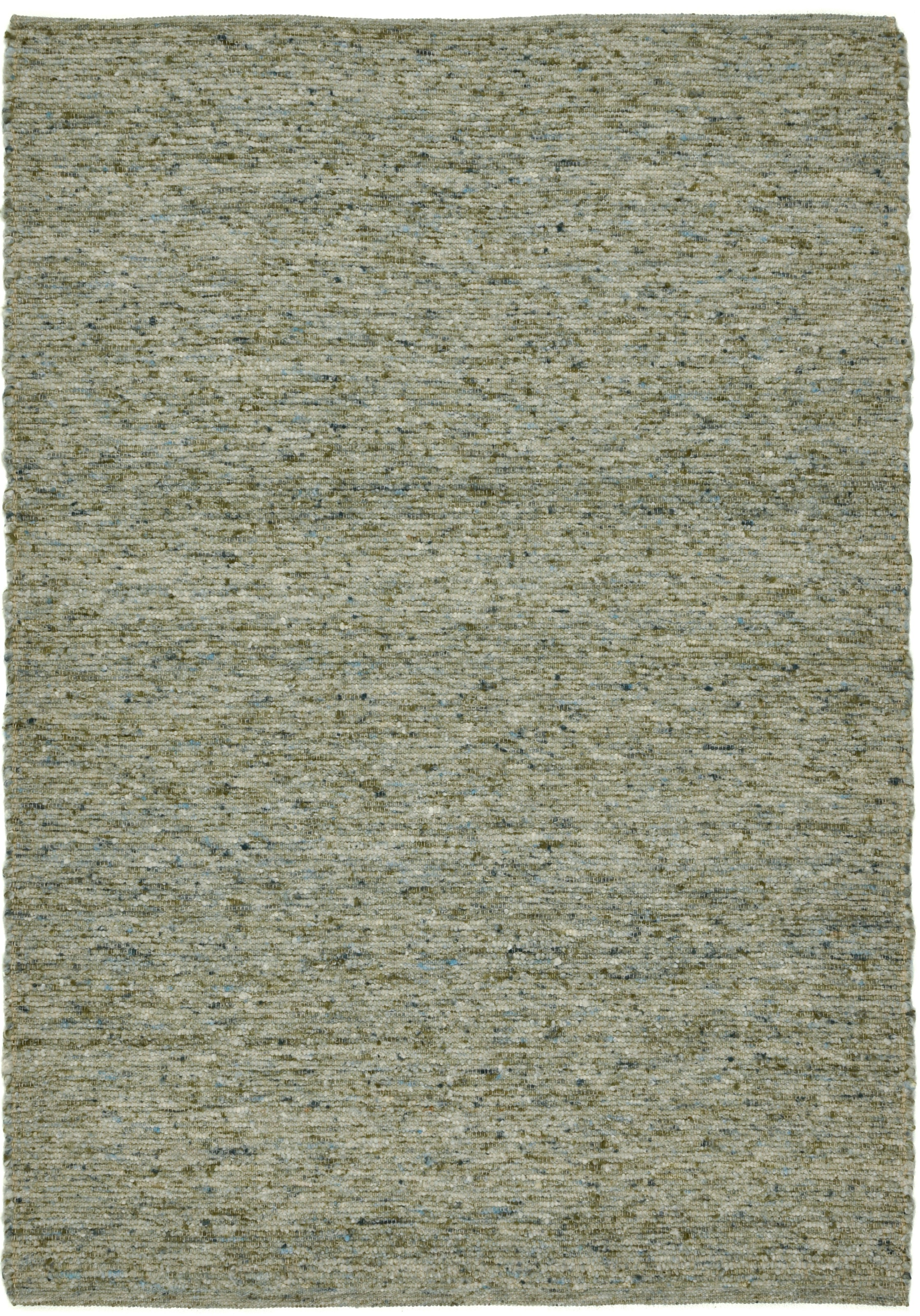 Wollteppich THEKO "Alm Freude", grün, B:90cm H:12mm L:160cm, Schurwolle, Teppiche, Handweb Teppich, reine Wolle, meliert, handgewebt, Wendeteppich
