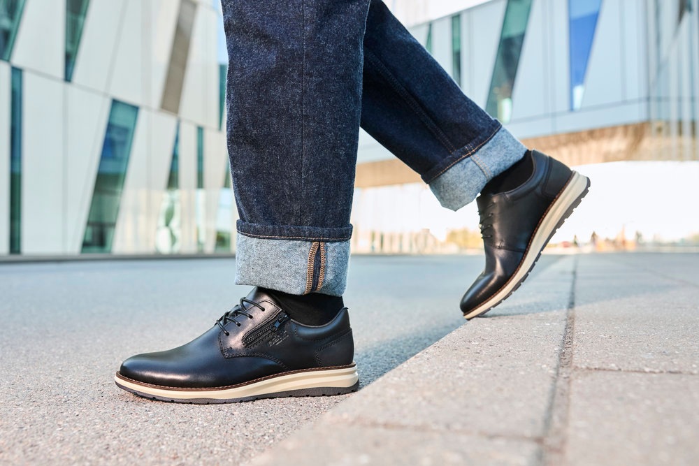 Rieker Schnürschuh, Festtagsschuh, Halbschuh, Business-Schnürer mit weicher Innensohle
