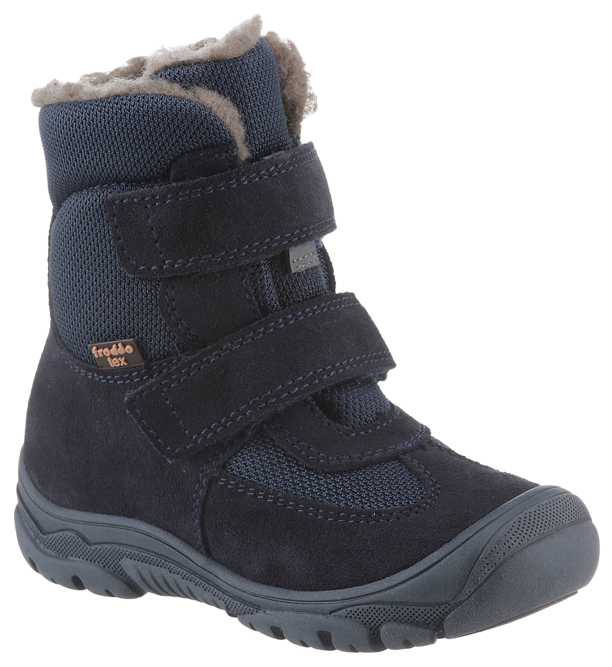 Winterstiefel »LINZ WOOL TEX HIGH«, Snowboot, Klettboot, Winterschuh mit Wollfutter