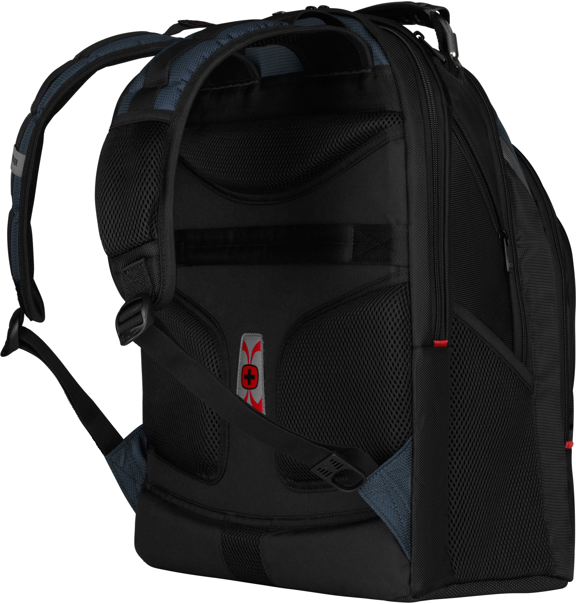 Wenger Laptoprucksack »Ibex, schwarz/blau«, für Laptops bis 17 Zoll