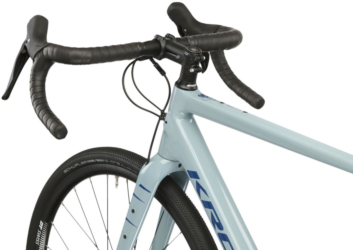 Kross Gravelbike »KROSS Gravelbike Esker 7.0 28" blau 11 Gänge«, 11 Gang, Shimano, GRX RX812 Schaltwerk, Kettenschaltung